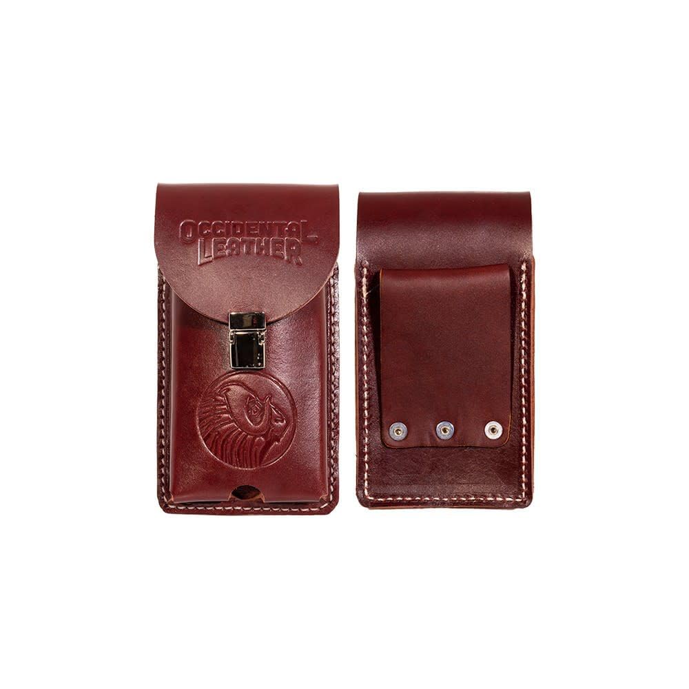 Funda De Teléfono Occidental Leather Xl Para Hasta 3 Cinturones - Venta Internacional.