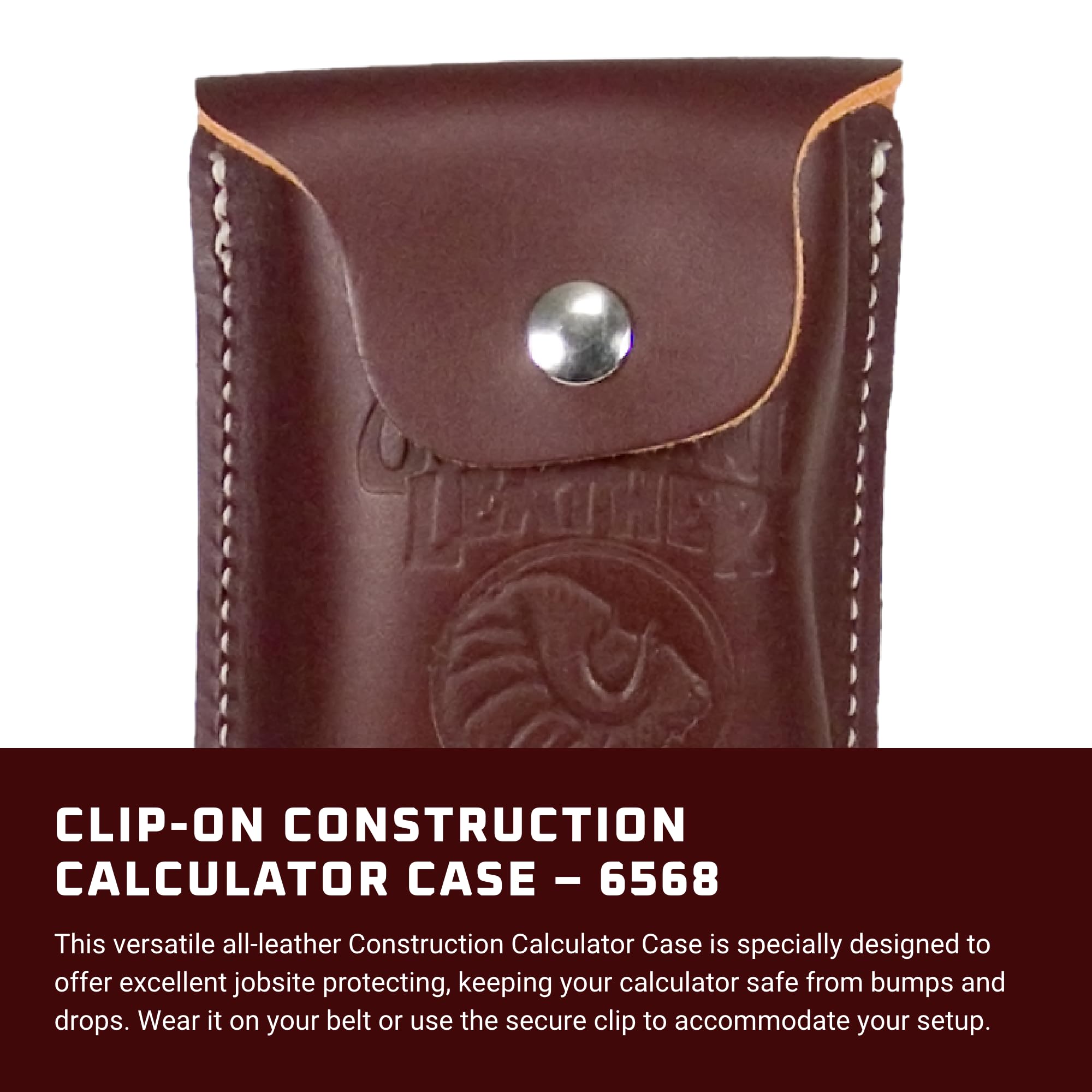 Foto 3 pulgar | Estuche Para Calculadora De Construcción Occidental Leather Cafe - Venta Internacional.