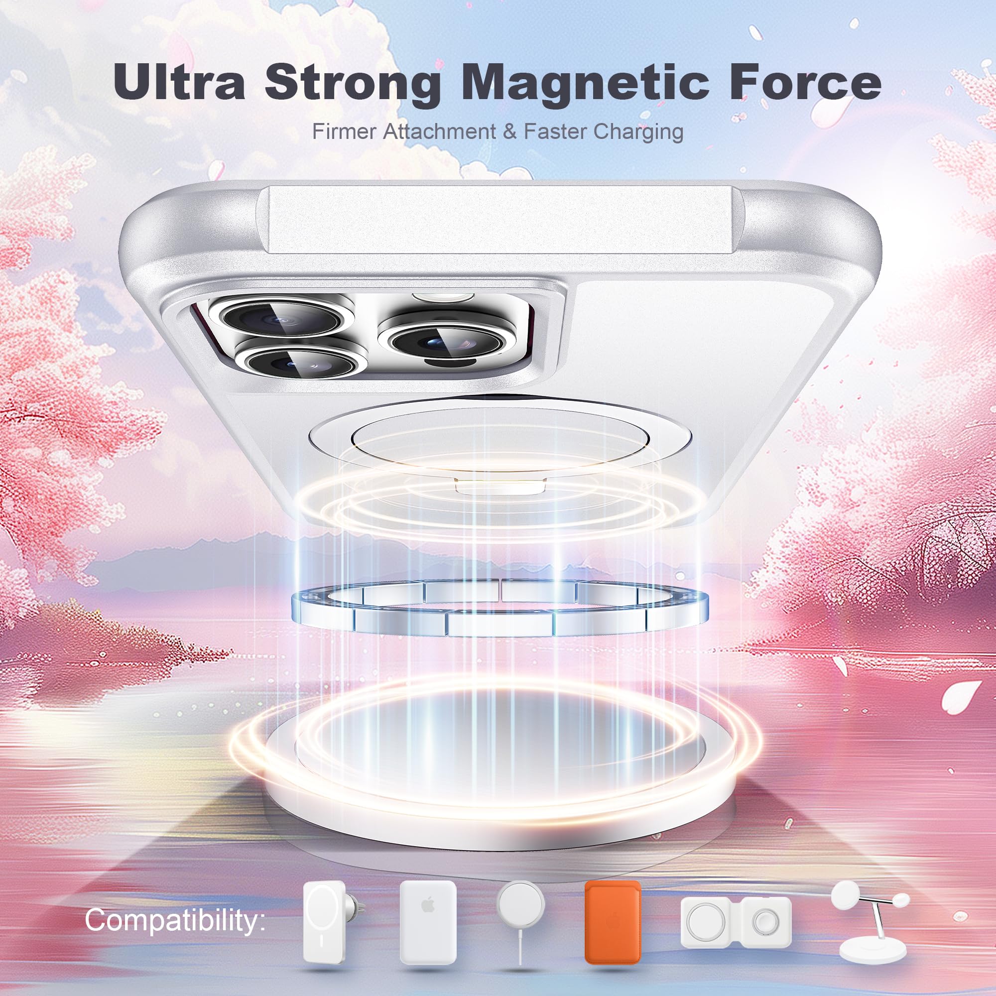 Foto 4 | Funda De Teléfono Tianli Diseñada Para Iphone 14 Pro Max Con Soporte - Venta Internacional.