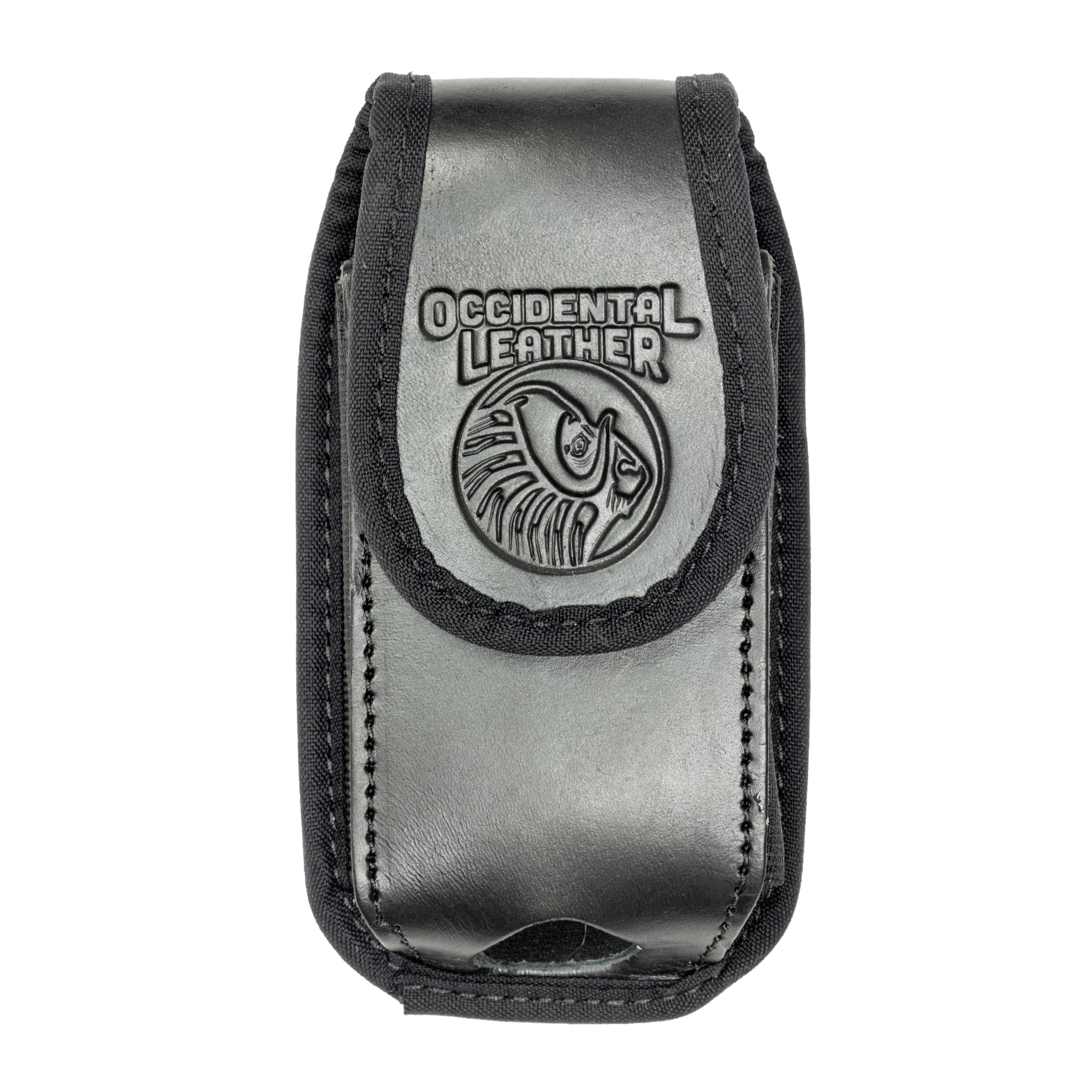 Funda De Teléfono Occidental De Piel Expandible Con Clip  Negra - Venta Internacional.