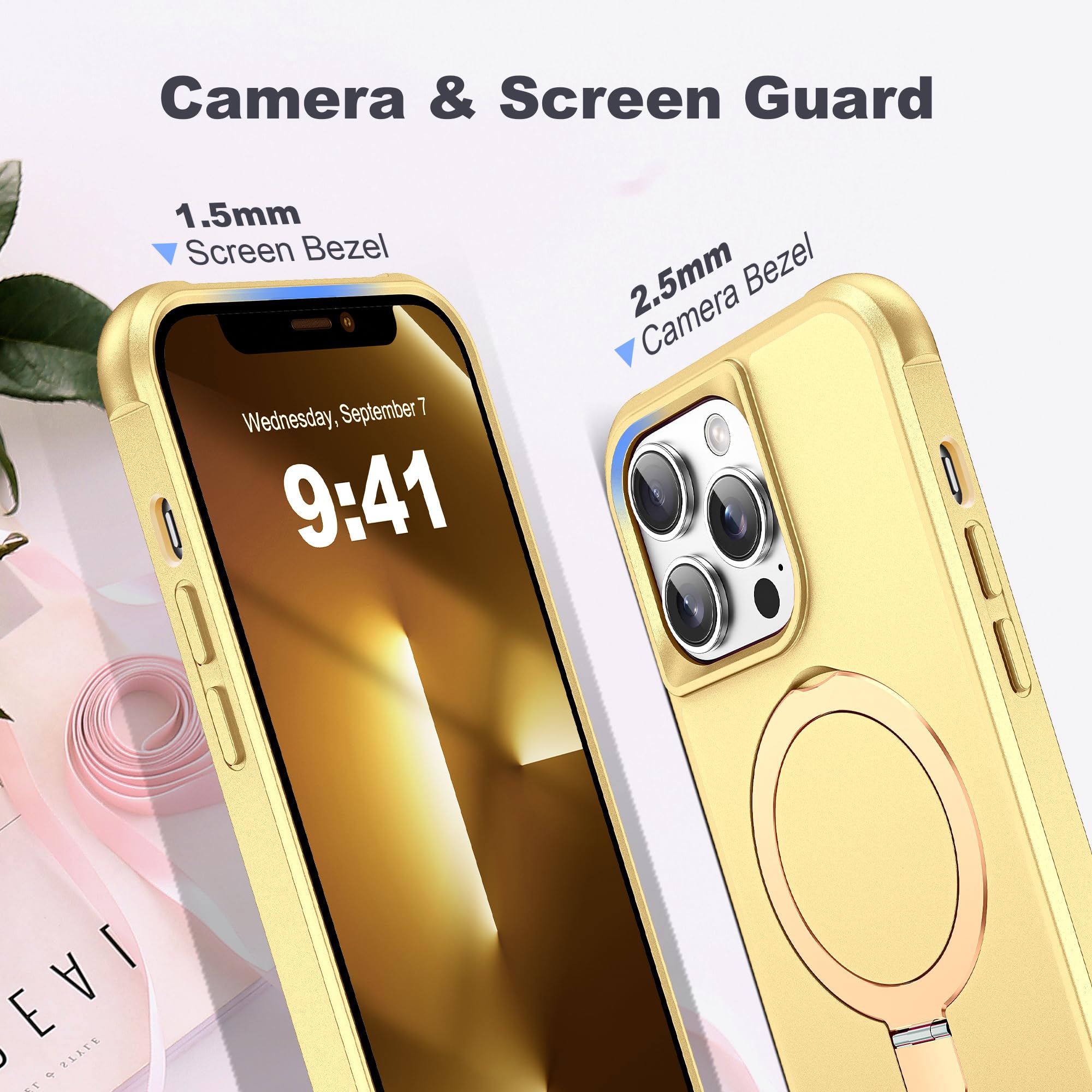 Foto 8 pulgar | Funda Tianli Para Iphone 13 Pro Con Soporte Magnético Invisible - Venta Internacional.