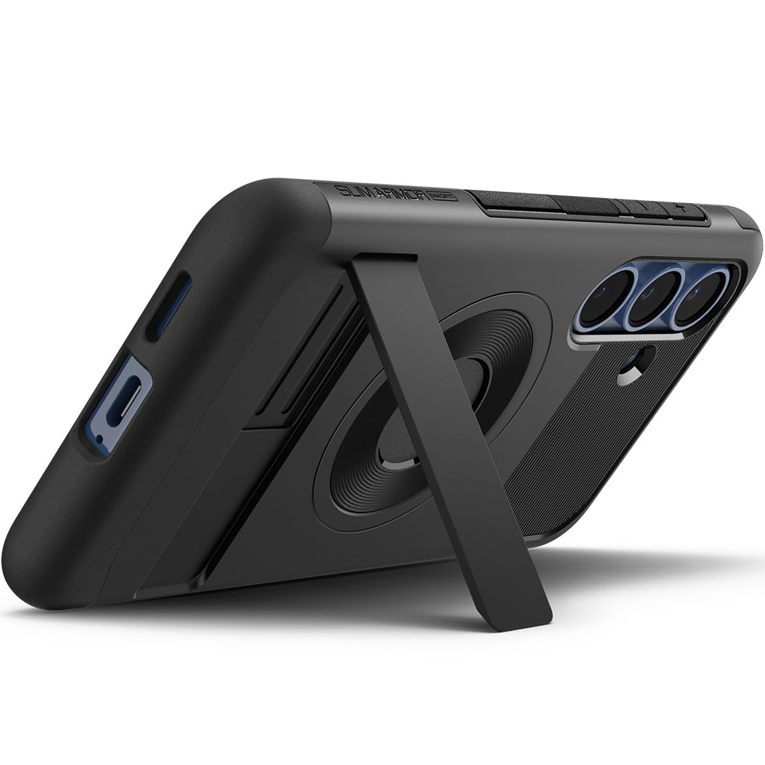 Foto 3 pulgar | Funda Spigen Slim Armor Magfit Para Galaxy S25  Color Negro - Venta Internacional.