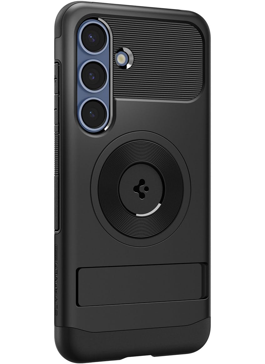 Foto 7 pulgar | Funda Spigen Slim Armor Magfit Para Galaxy S25  Color Negro - Venta Internacional.