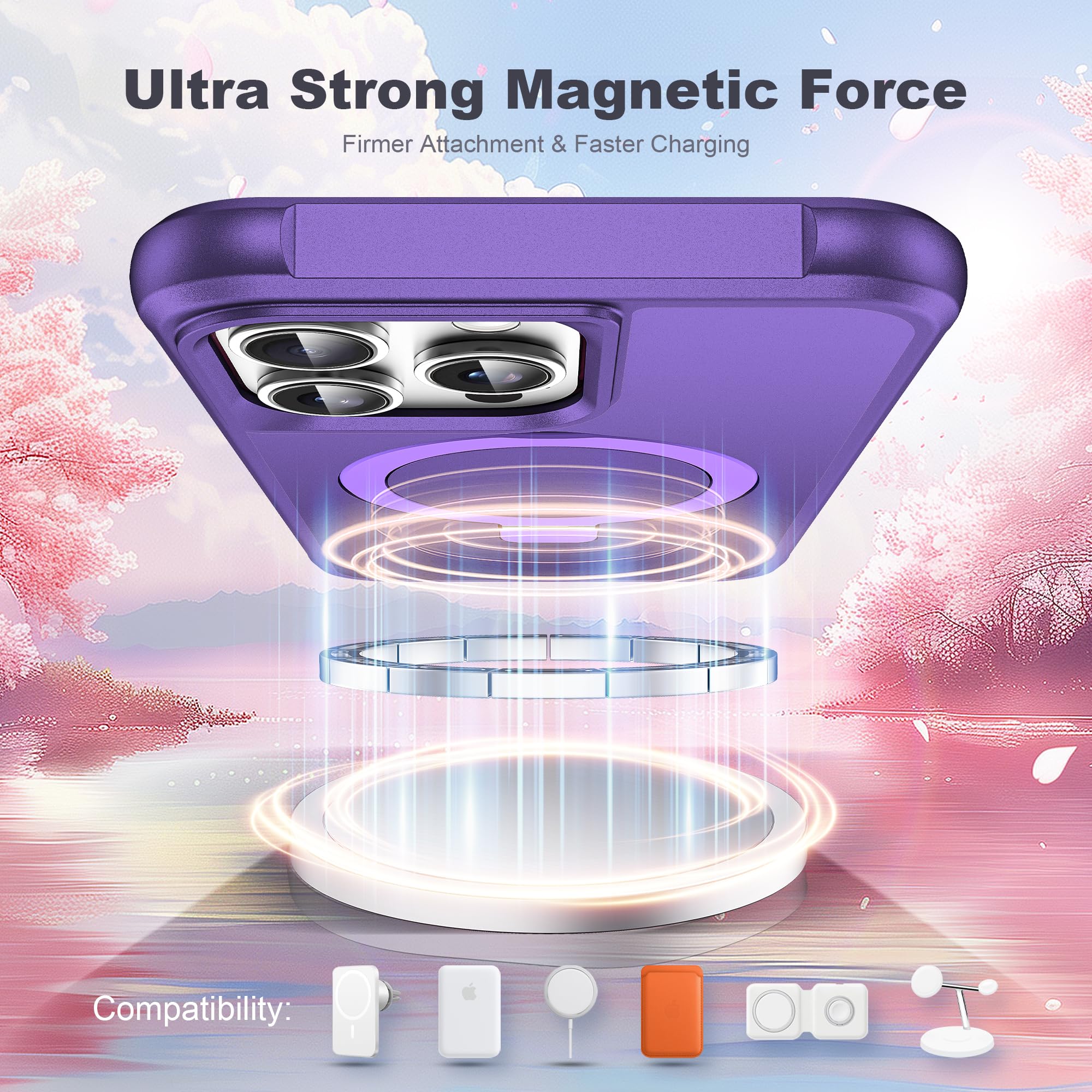 Foto 5 pulgar | Funda Tianli Para Iphone 13 Pro Con Soporte Magnético Invisible - Venta Internacional.