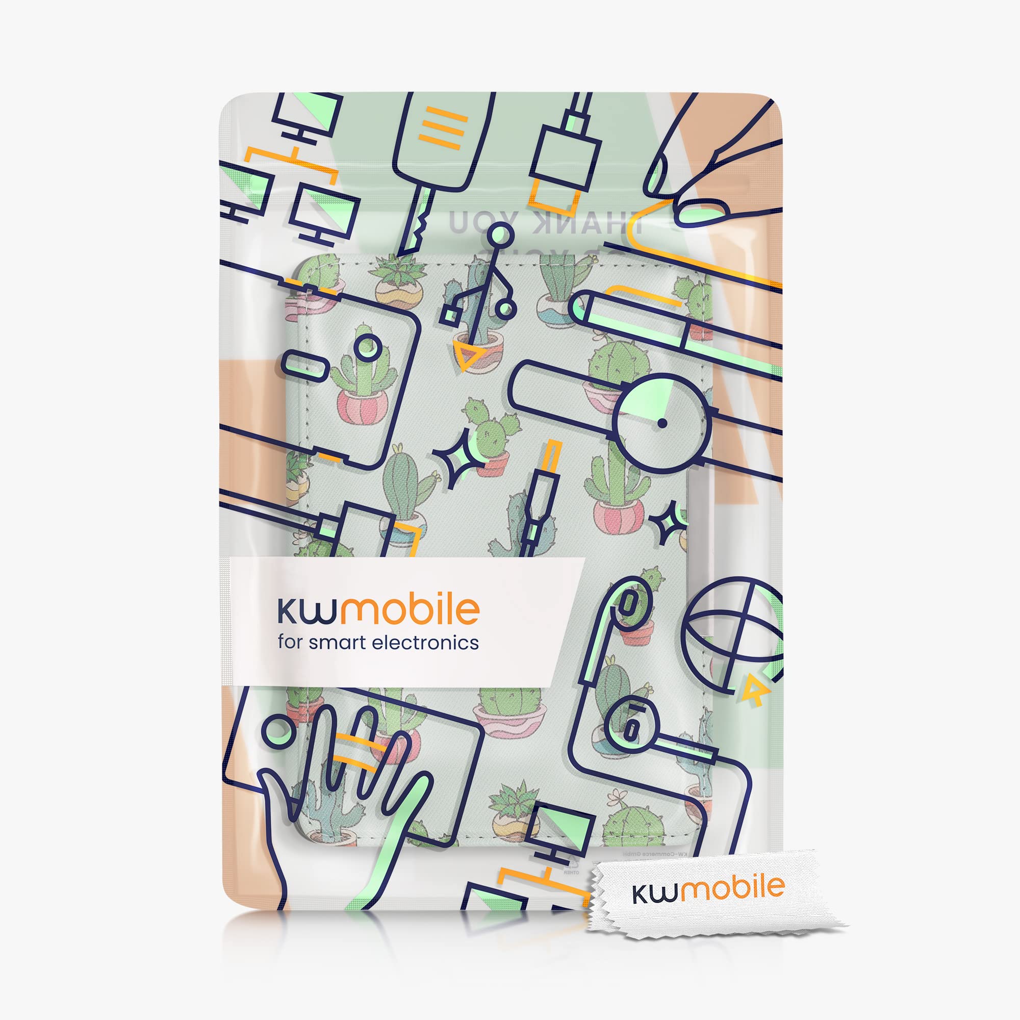 Foto 8 pulgar | Funda Kwmobile Compatible Con Amazon Kindle Paperwhite Cactus - Venta Internacional.