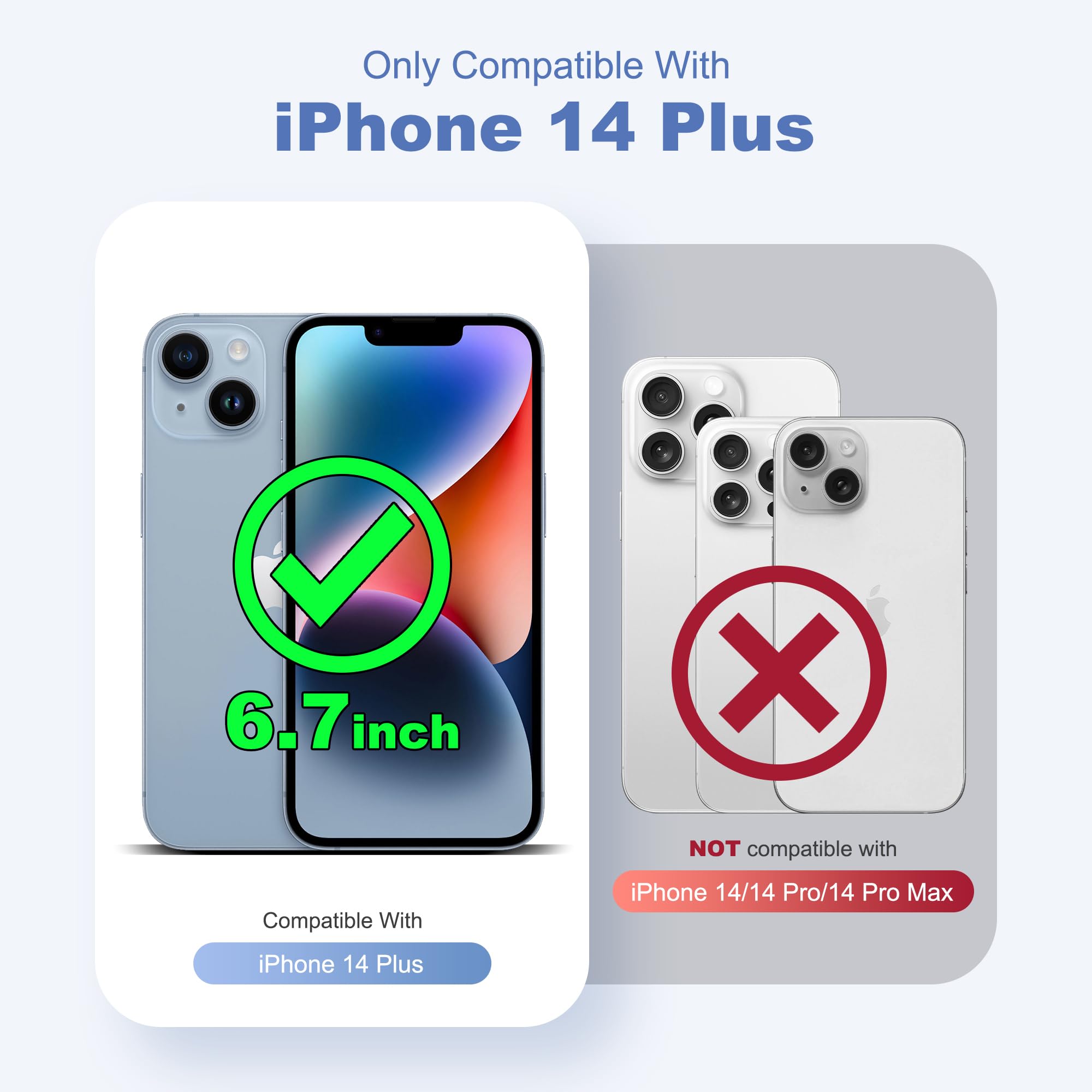 Foto 3 pulgar | Funda Tianli Para Iphone 14 Plus Con Forma De Anillo Magnético  Color Morado - Venta Internacional.