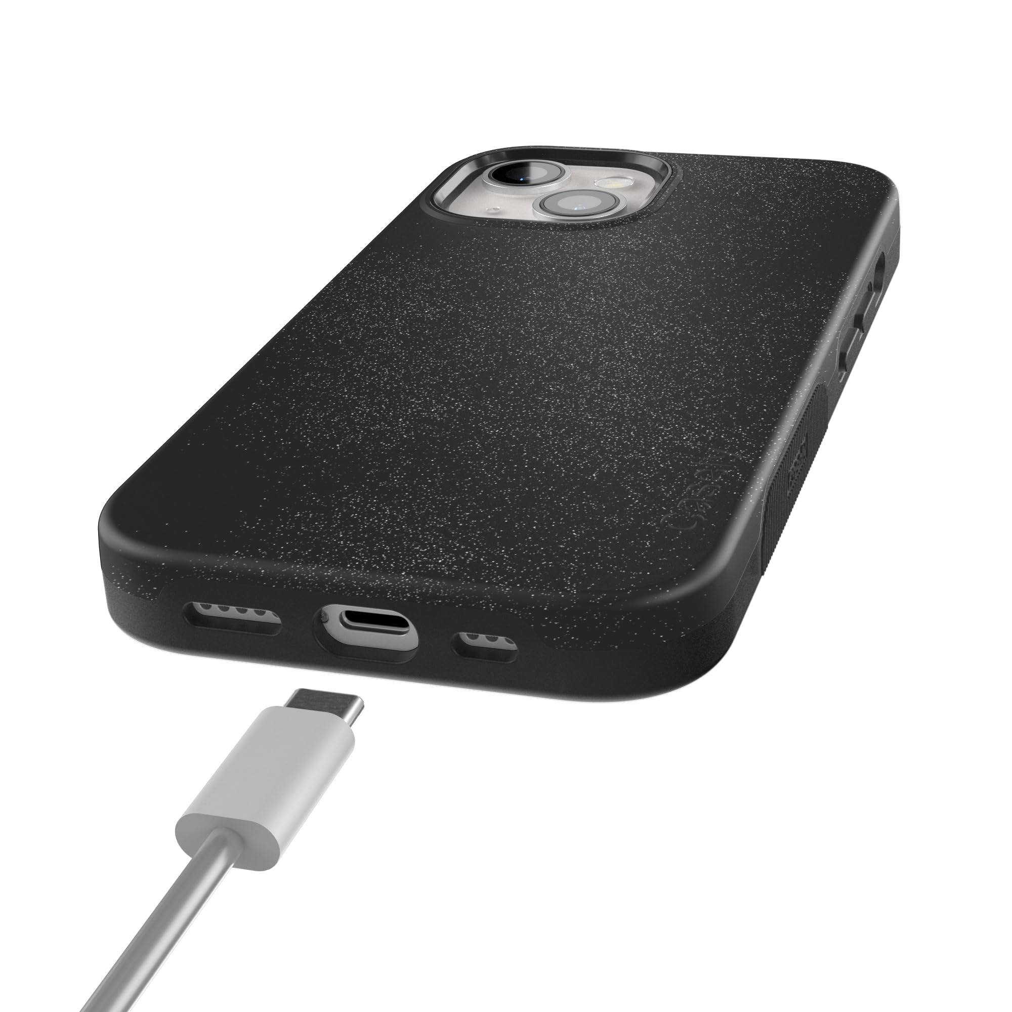 Foto 8 pulgar | Funda De Teléfono Casely Midnight Onyx Black Shimmer Para Iphone 15 - Venta Internacional.