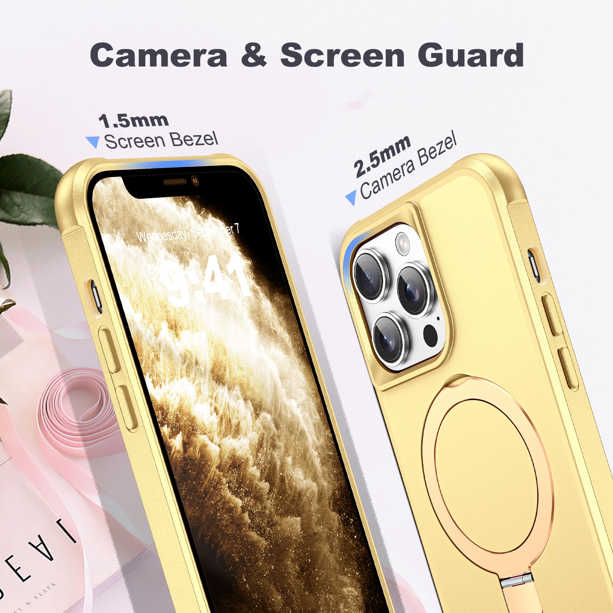 Foto 8 pulgar | Funda De Teléfono Tianli Diseñada Para Iphone 11 Pro Max Con Soporte Anular - Venta Internacional.