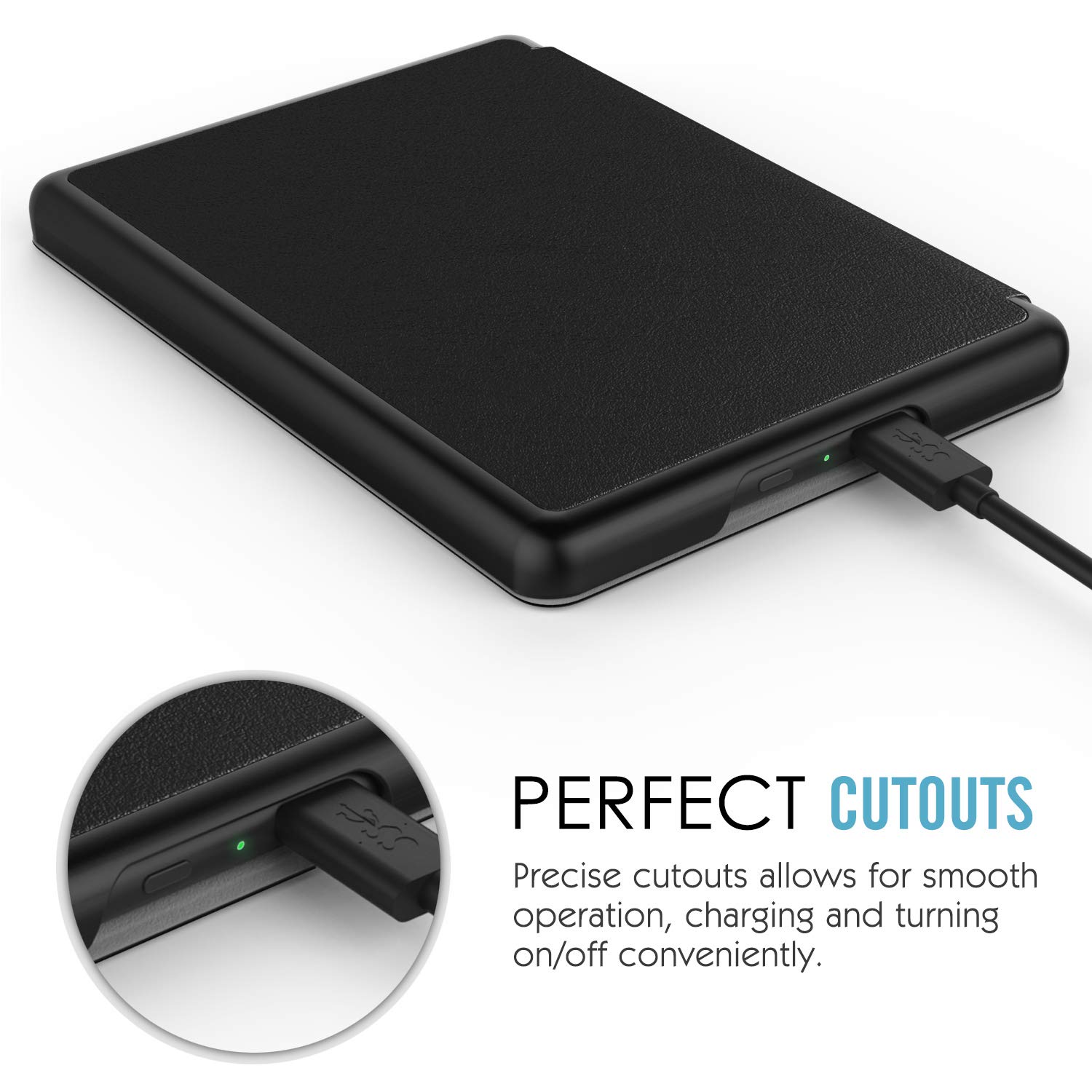 Foto 4 | Funda Moko Para Kindle Paperwhite 2021 De 6 8 Pulgadas Con Soporte  Color Negro - Venta Internacional.