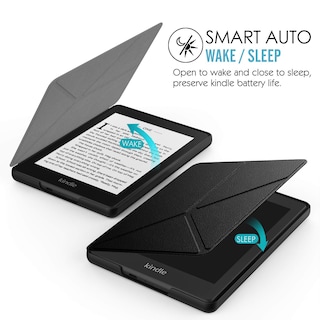 Foto 5 | Funda Moko Para Kindle Paperwhite 2021 De 6 8 Pulgadas Con Soporte Color Negro - Venta Internacional.