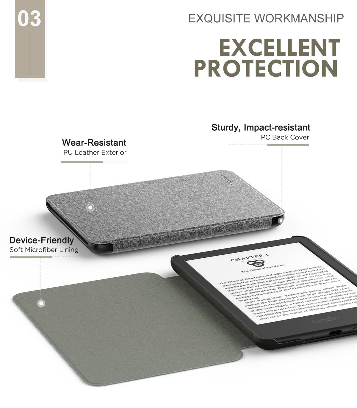 Foto 4 | Funda Moko Para El Nuevo Kindle 11.ª Generación 2024/2022 - Venta Internacional.