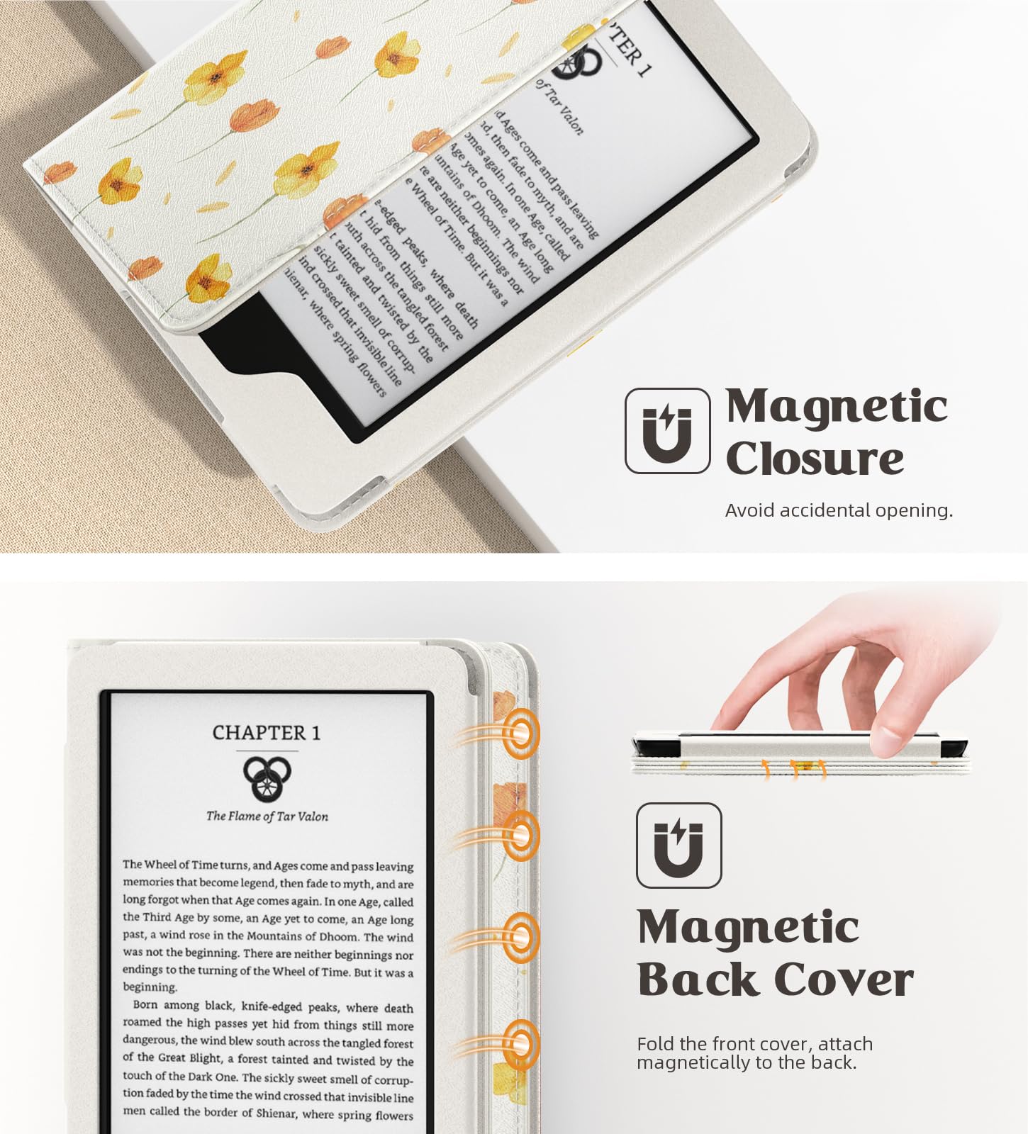 Foto 6 | Funda Moko Para Kindle 6 Totalmente Nuevos De 11.ª Generación 2024/2022/10/8.º - Venta Internacional.