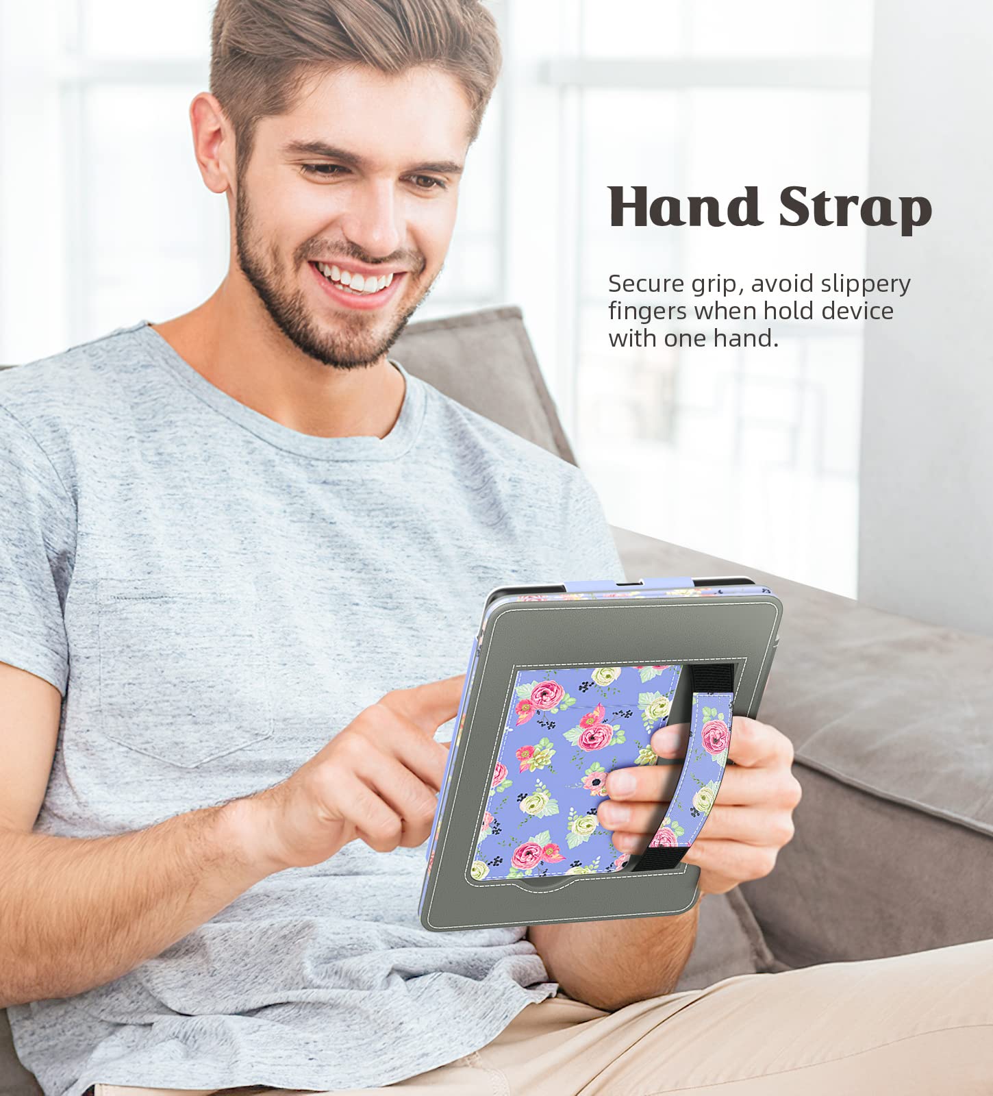 Foto 8 pulgar | Funda Moko Para Kindle Paperwhite 2021 De 6 8 Pulgadas Con Encendido/apagado Automáticos - Venta Internacional.