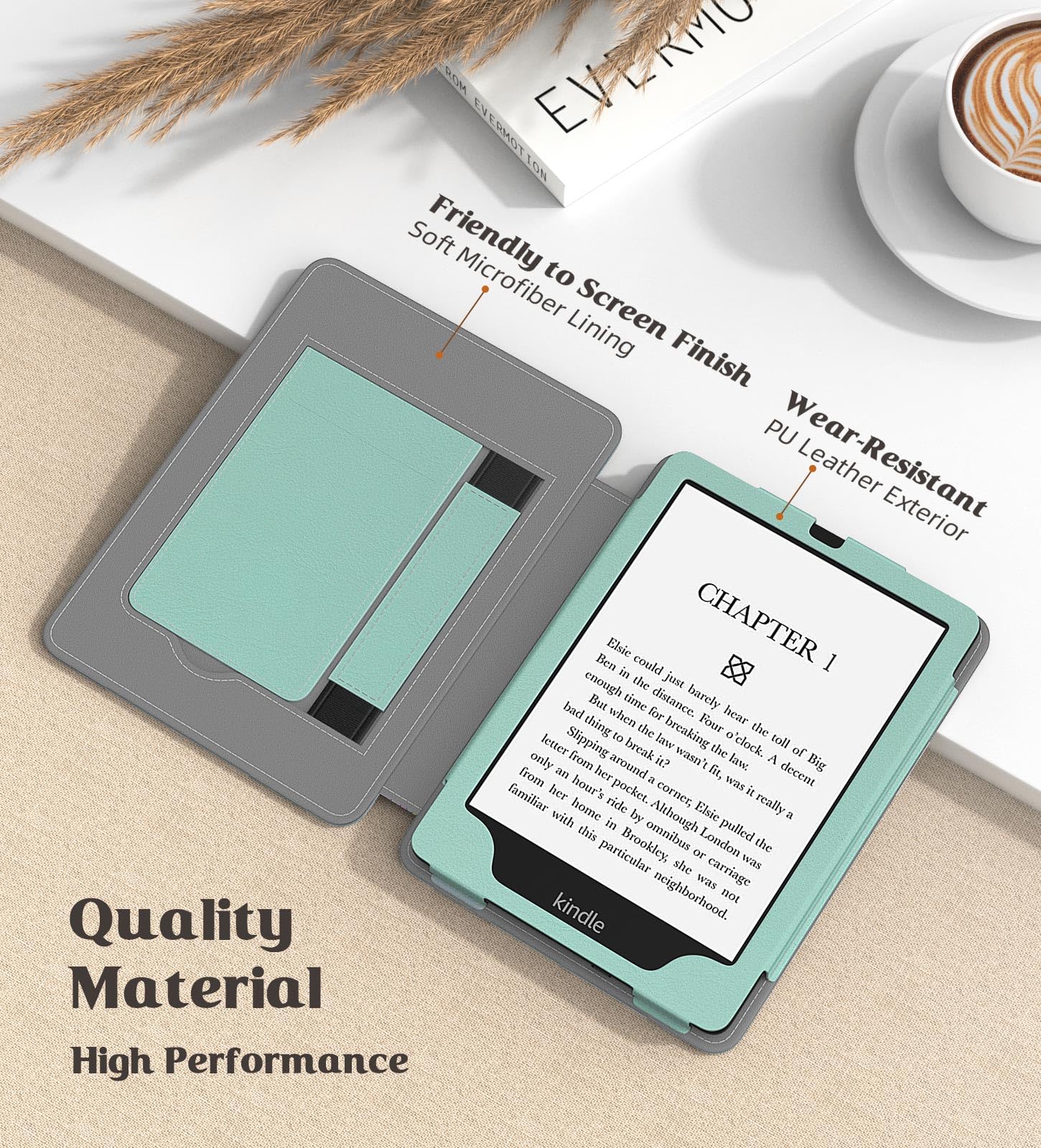 Foto 5 pulgar | Funda Moko Para Kindle Paperwhite 2021 De 6 8 Pulgadas Con Encendido/apagado Automáticos - Venta Internacional.