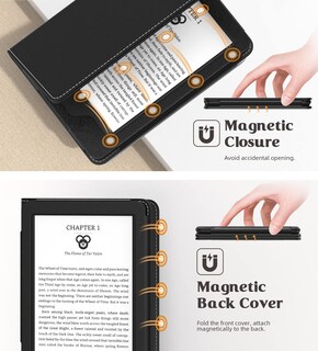 Foto 6 | Funda Moko Para Kindle 6 Totalmente Nuevos De 11.ª 10.ª Y 8.ª Generación Color Negro - Venta Internacional.