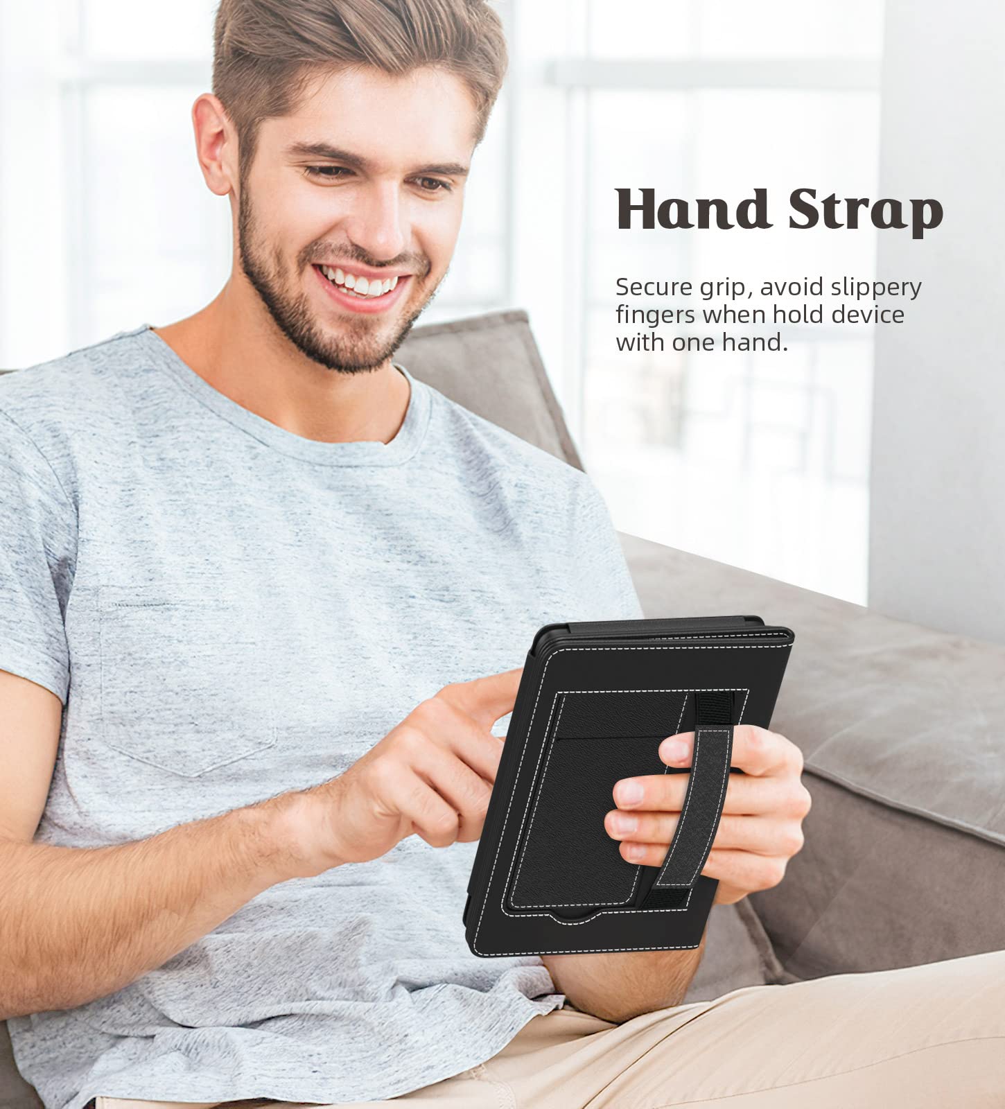 Foto 8 pulgar | Funda Moko Para Kindle 6 Totalmente Nuevos De 11.ª  10.ª Y 8.ª Generación  Color Negro - Venta Internacional.