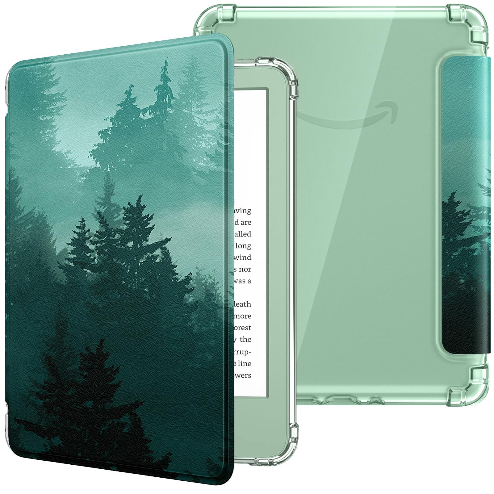 Funda Moko Para Kindle 11.ª Generación 2024/2022 Green Forest - Venta Internacional.