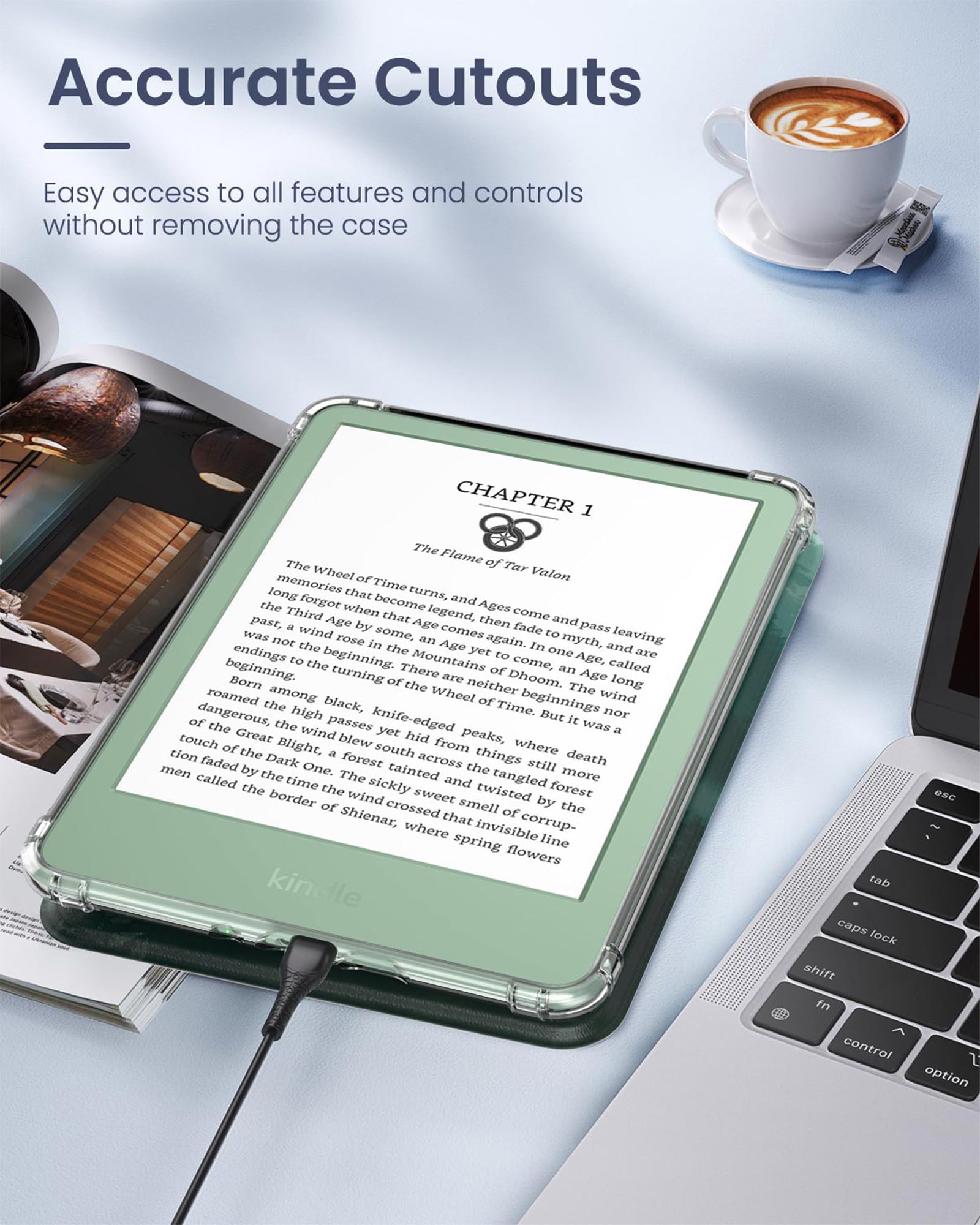 Foto 6 | Funda Moko Para Kindle 11.ª Generación 2024/2022 Green Forest - Venta Internacional.