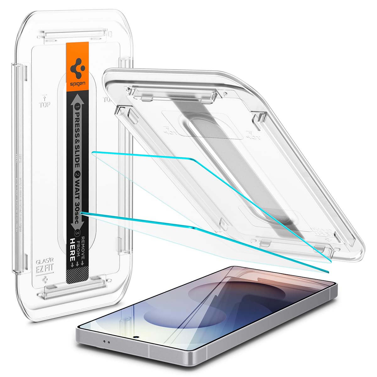 Foto 2 pulgar | Protector De Pantalla Spigen Glastar Ez Fit Para Galaxy S25 Ultra  Paquete De 2 - Venta Internacional.