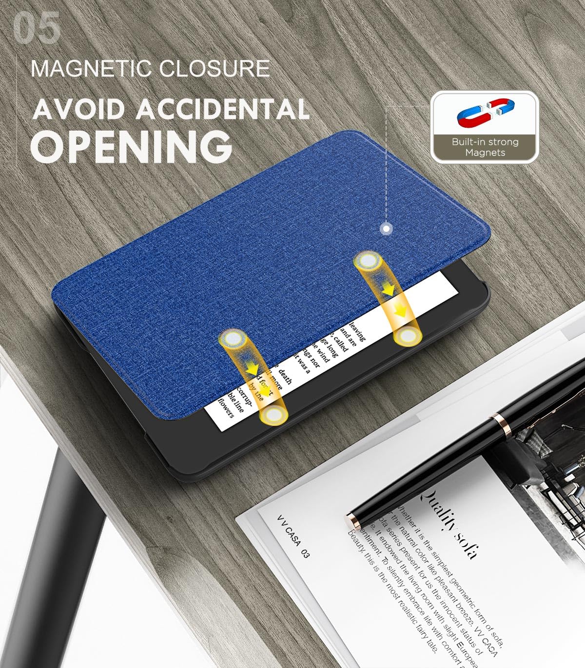 Foto 5 | Funda Moko Para Kindle 11.ª Generación 2024/2022 Con Encendido Y Apagado Automáticos - Venta Internacional.