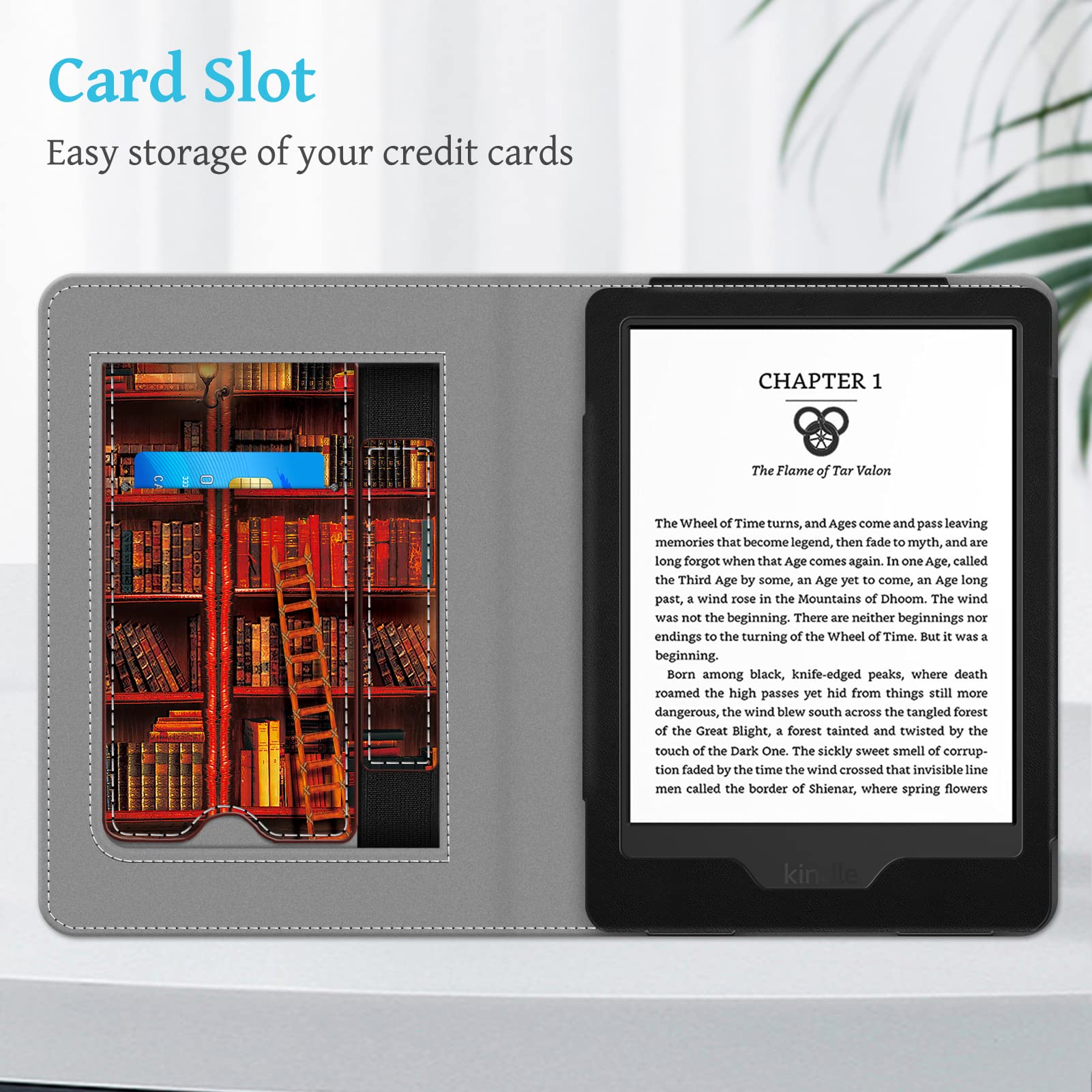 Foto 6 pulgar | Funda De Piel Sintética Fintie Stand Con Función De Encendido/apagado Automático Para Kindle 6 11th - Venta Interna