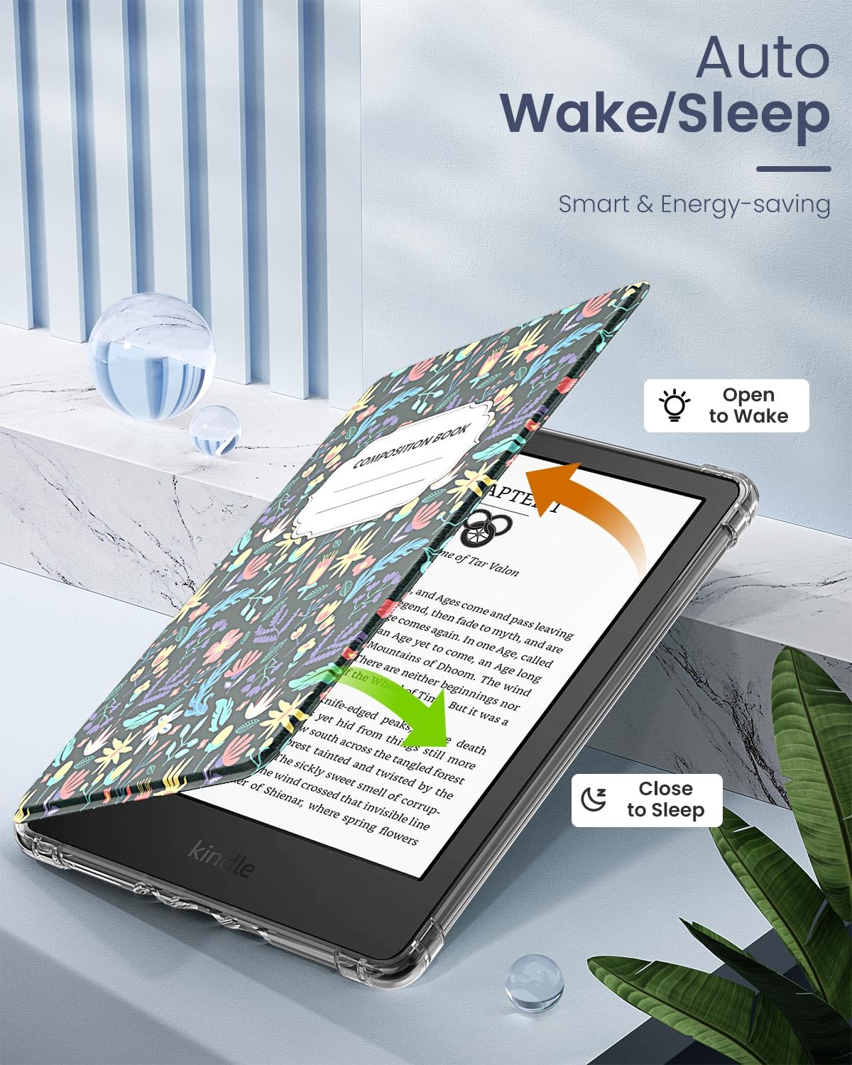 Foto 6 | Funda Moko Para Kindle 6 (11.ª Generación  2024/2022)  Tpu Ultra Transparente - Venta Internacional.
