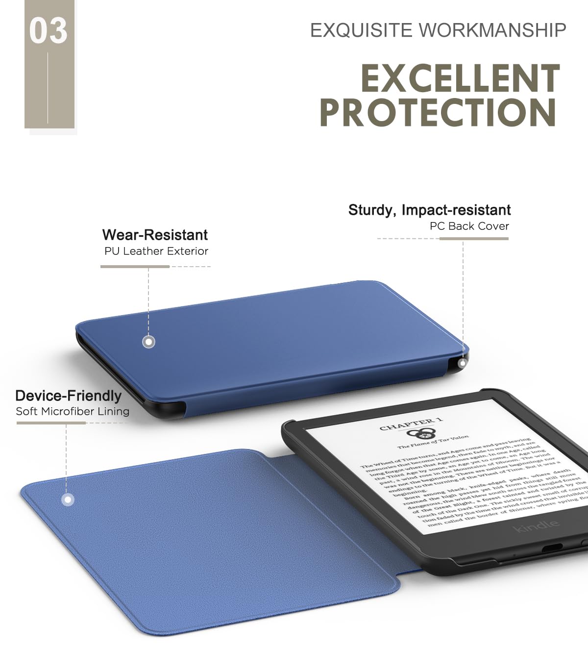 Foto 4 | Funda Moko Para El Nuevo Kindle 11.ª Generación 2024/2022 - Venta Internacional.
