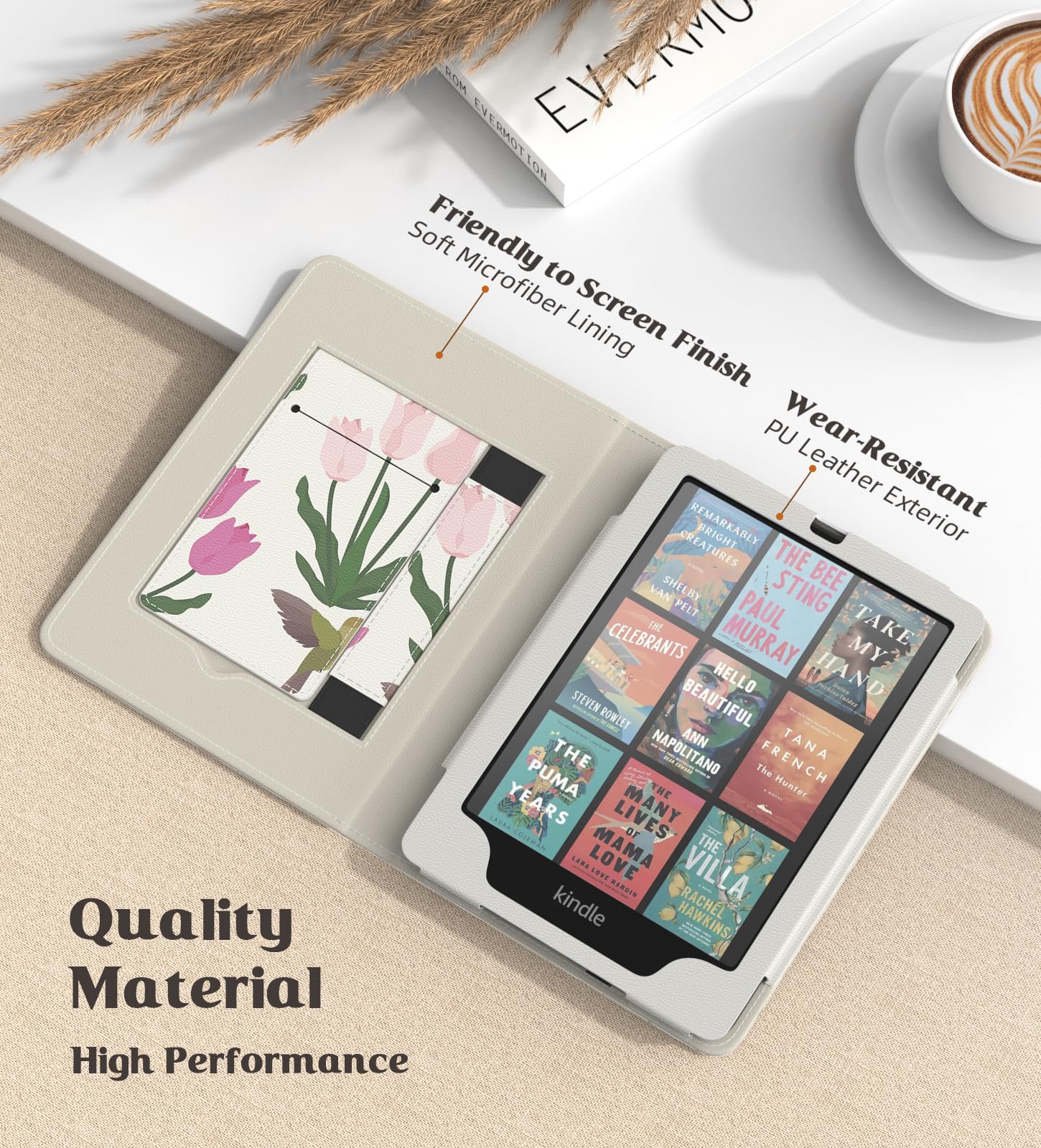 Foto 5 pulgar | Funda Moko Para Kindle Paperwhite 2021 6.8 Con Encendido/apagado Automáticos - Venta Internacional.