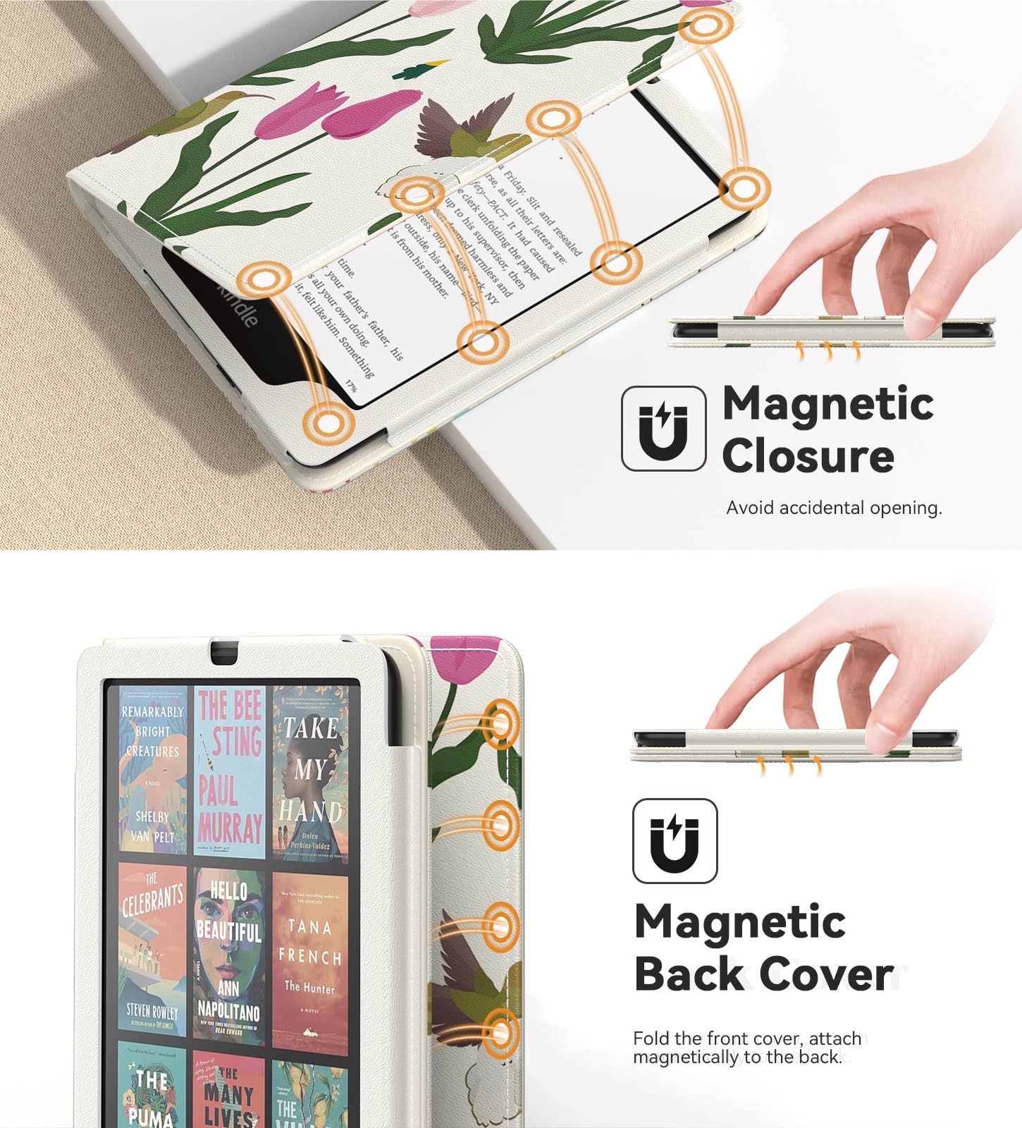 Foto 6 | Funda Moko Para Kindle Paperwhite 2021 6.8 Con Encendido/apagado Automáticos - Venta Internacional.