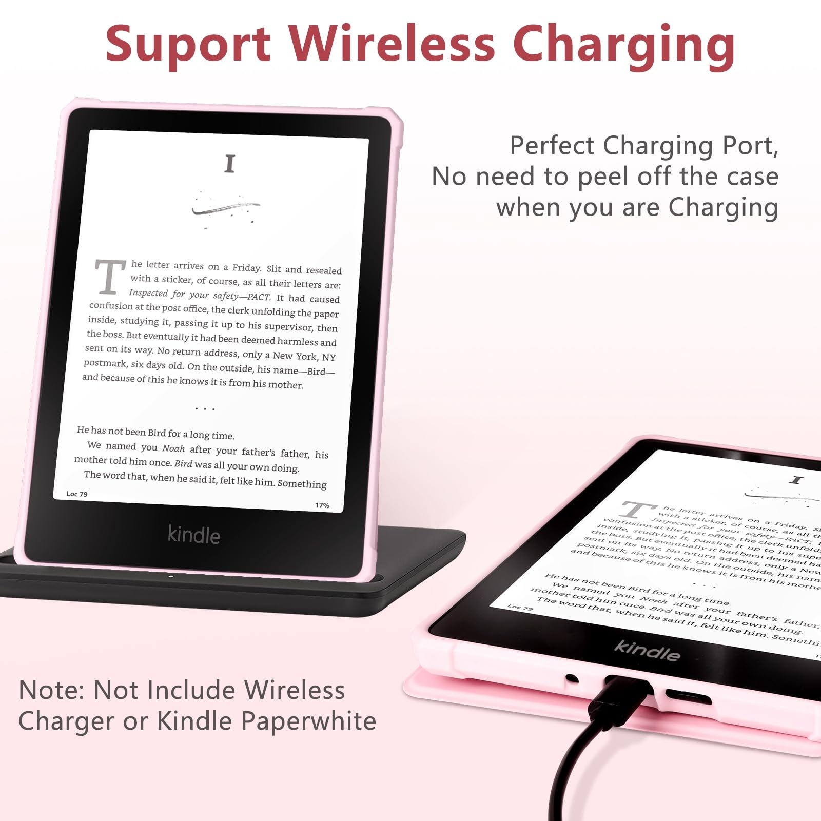 Foto 3 | Funda Fuwang Para Kindle Paperwhite 12.ª Generación De 7 Pulgadas 2024 - Venta Internacional.