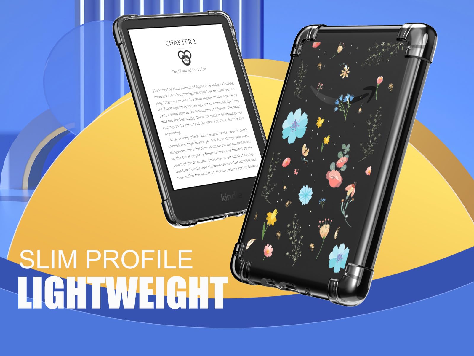 Foto 7 | Funda Moko Para Kindle 6 Totalmente Nuevo (11.ª Gen-2024/2022) Blue Garden - Venta Internacional.