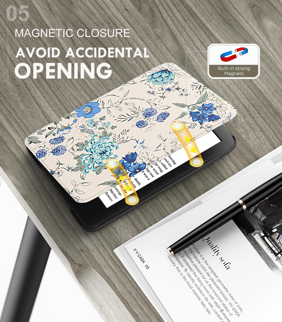 Foto 5 | Funda Moko Para Kindle 11.ª Generación 2024/2022 Con Encendido Y Apagado Automáticos - Venta Internacional.