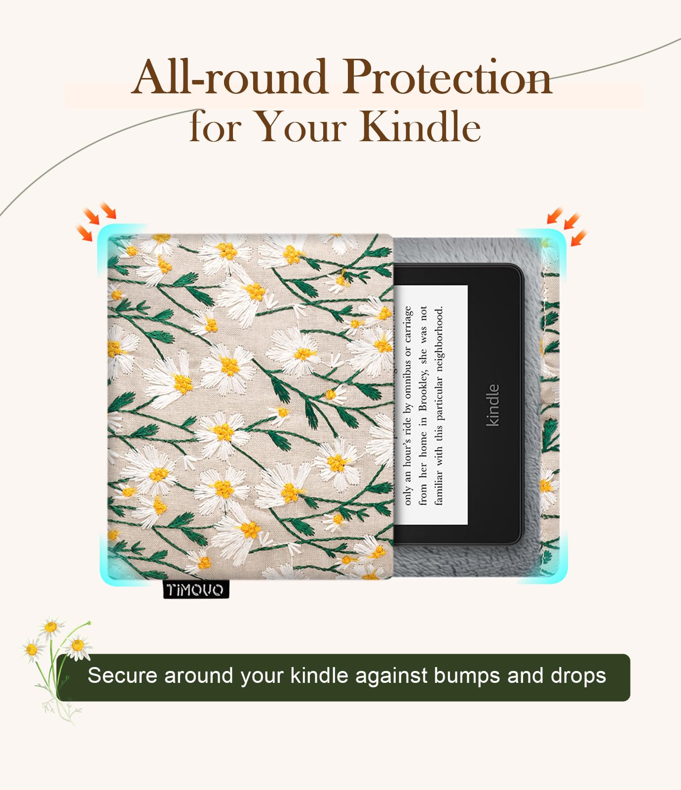 Foto 5 pulgar | Funda Timovo Para Kindle Paperwhite/colorsoft 7 2024 Blanca - Venta Internacional.