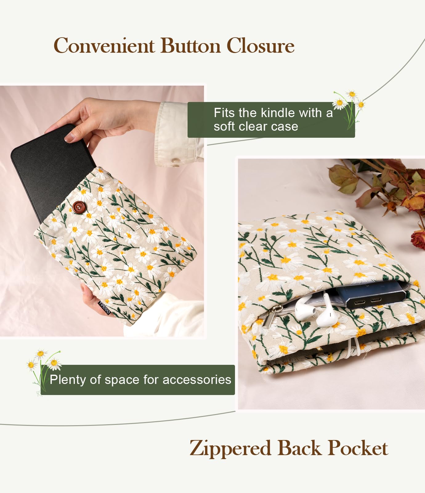 Foto 6 pulgar | Funda Timovo Para Kindle Paperwhite/colorsoft 7 2024 Blanca - Venta Internacional.