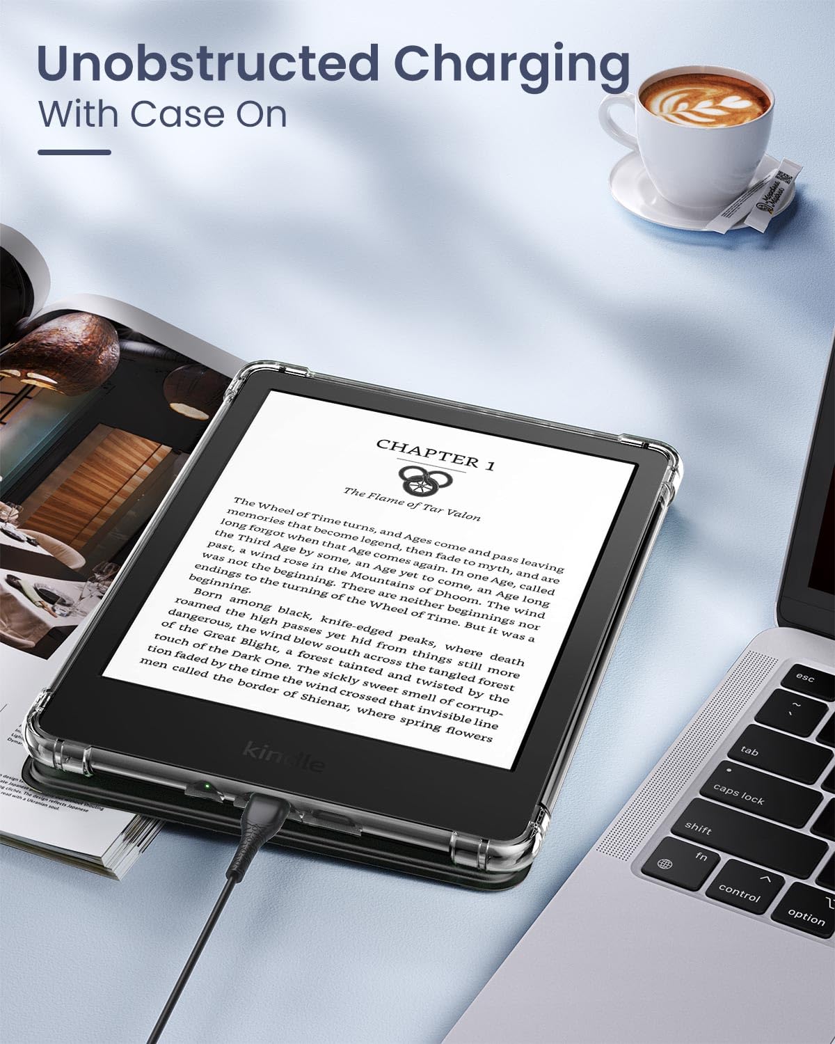Foto 7 | Funda Moko Para Kindle 6 (11.ª Generación  2024/2022) Con Función De Encendido Y Apagado Automáticos - Venta Inte