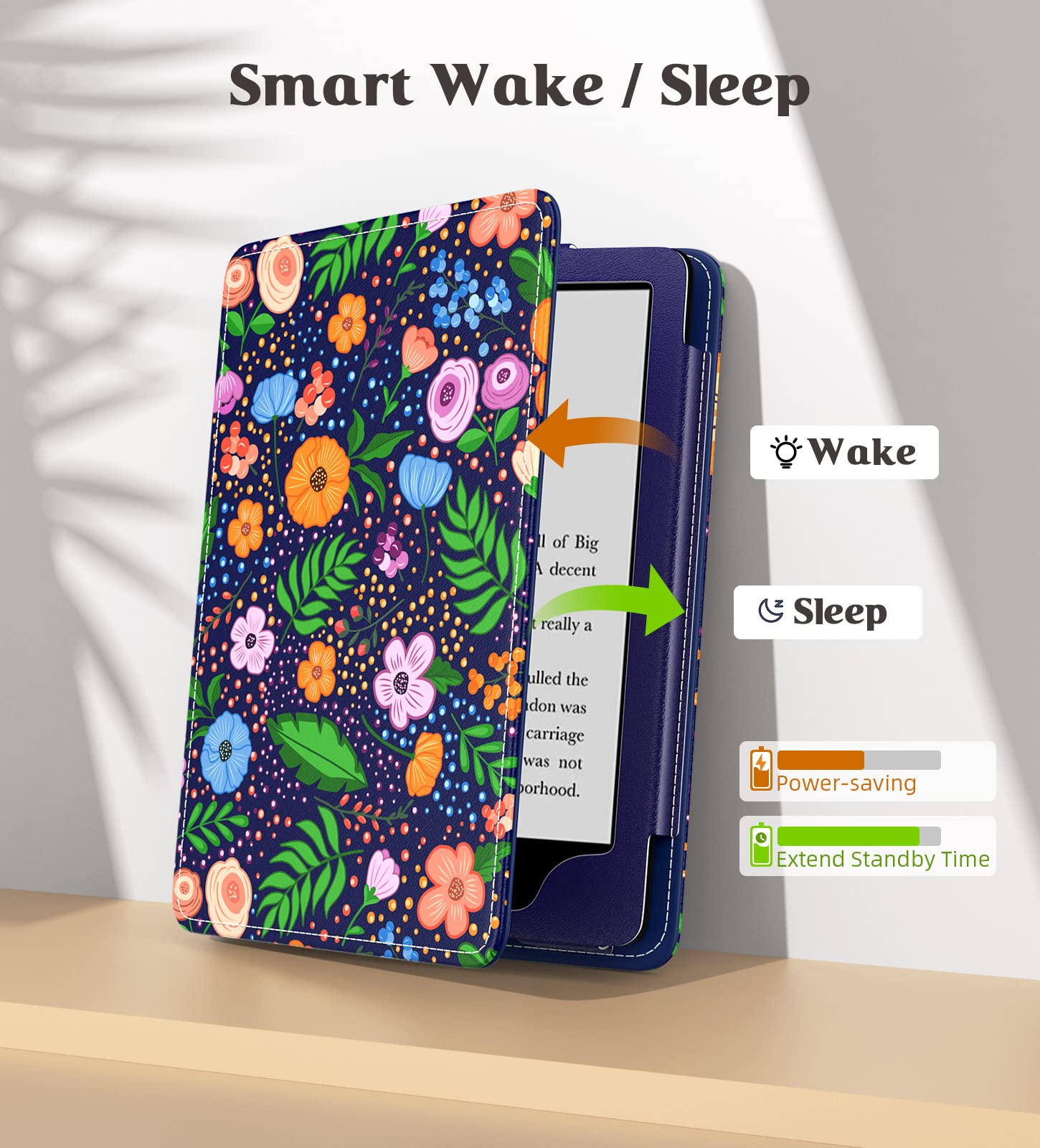 Foto 6 pulgar | Funda Moko Para Kindle Paperwhite 2021 De 6 8 Pulgadas De Piel Sintética - Venta Internacional.