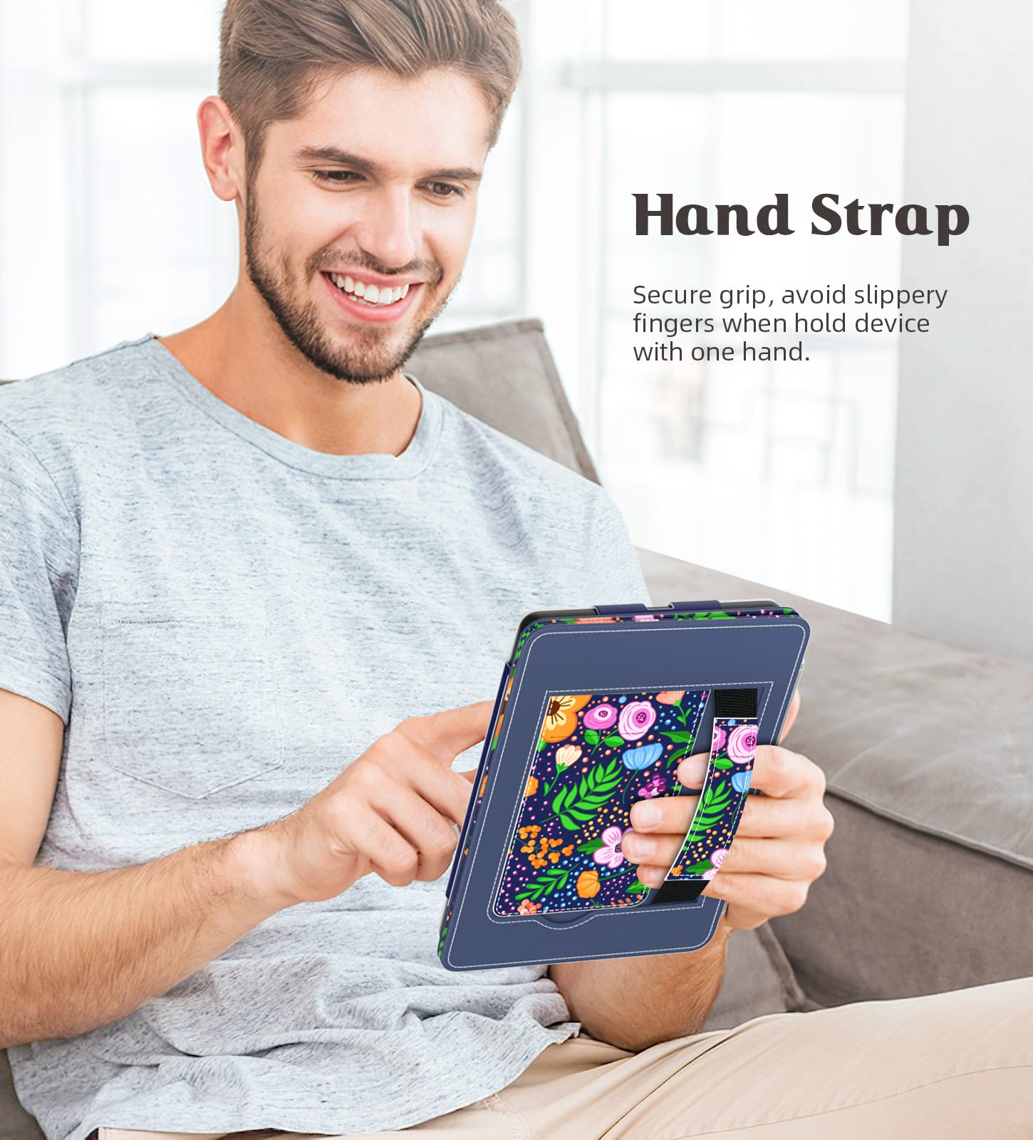 Foto 8 pulgar | Funda Moko Para Kindle Paperwhite 2021 De 6 8 Pulgadas De Piel Sintética - Venta Internacional.