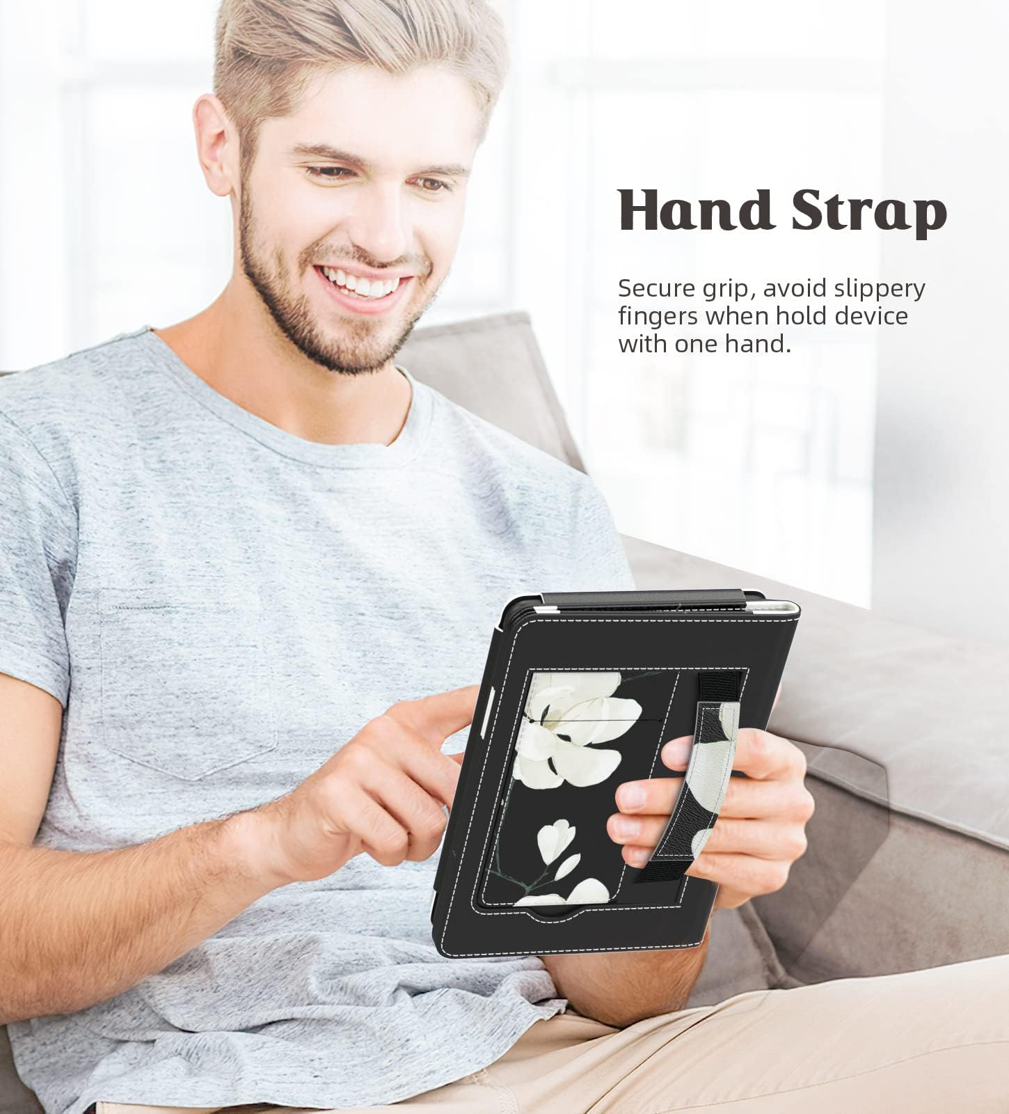 Foto 7 pulgar | Funda Moko Para Kindle Paperwhite 6 10.ª Generación Con Correa De Mano - Venta Internacional.