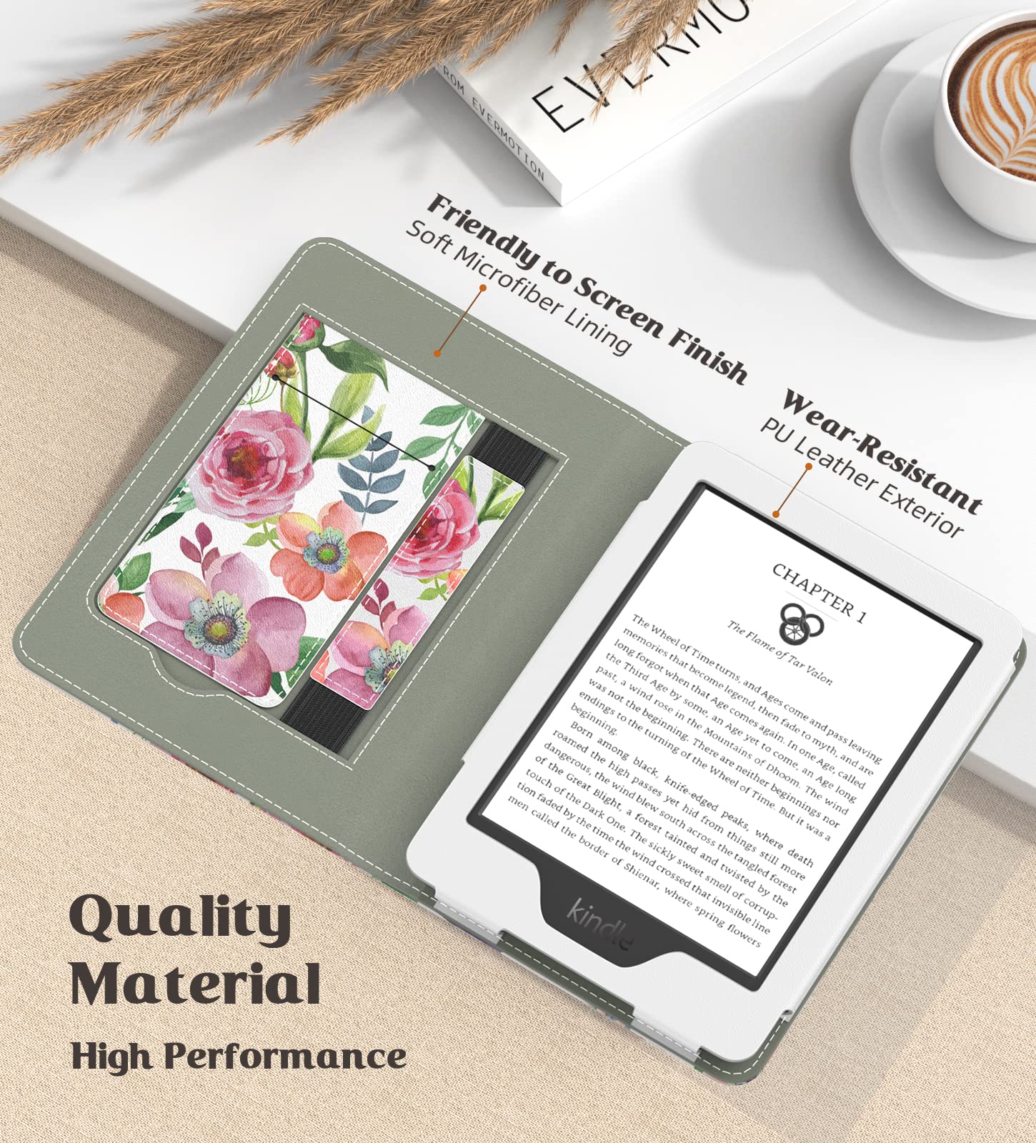 Foto 4 | Funda Moko Para Kindle 6 Totalmente Nuevo (11.ª Generación  2024/2022/10/8.ª) - Venta Internacional.