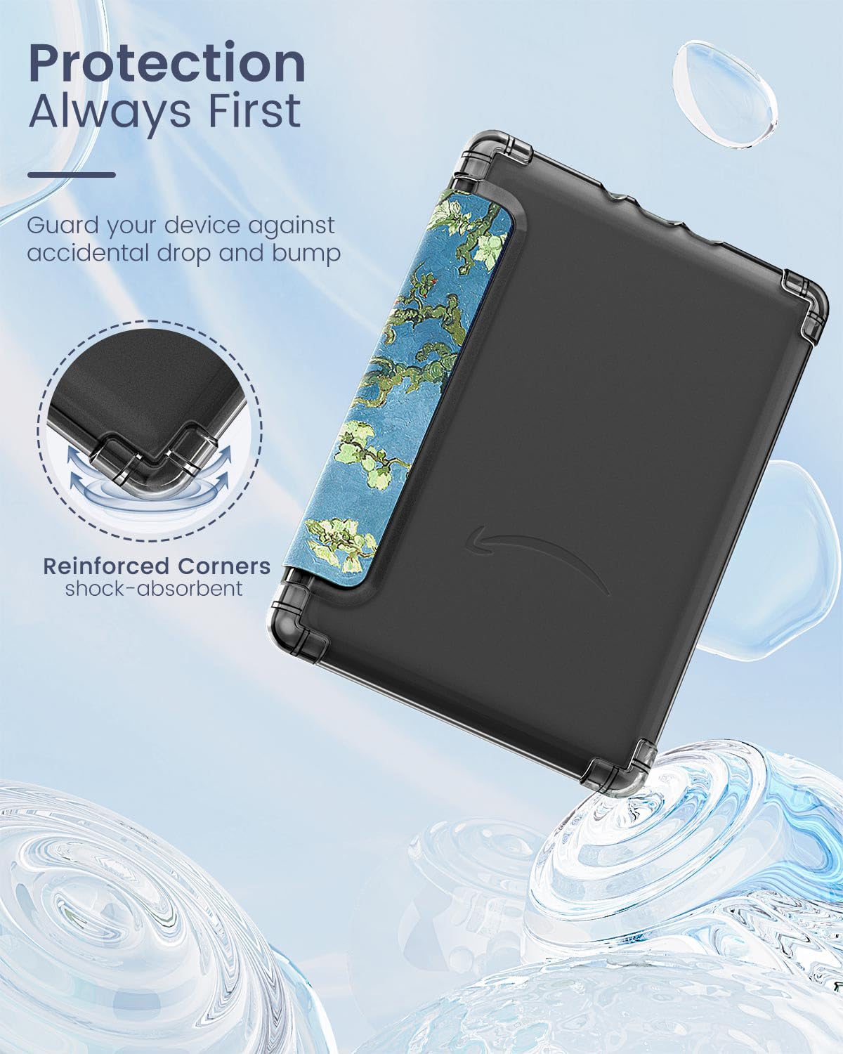 Foto 4 pulgar | Funda Moko Para Kindle 6 (11.ª Generación  2024/2022) Con Función De Encendido Y Apagado Automáticos - Venta Inte