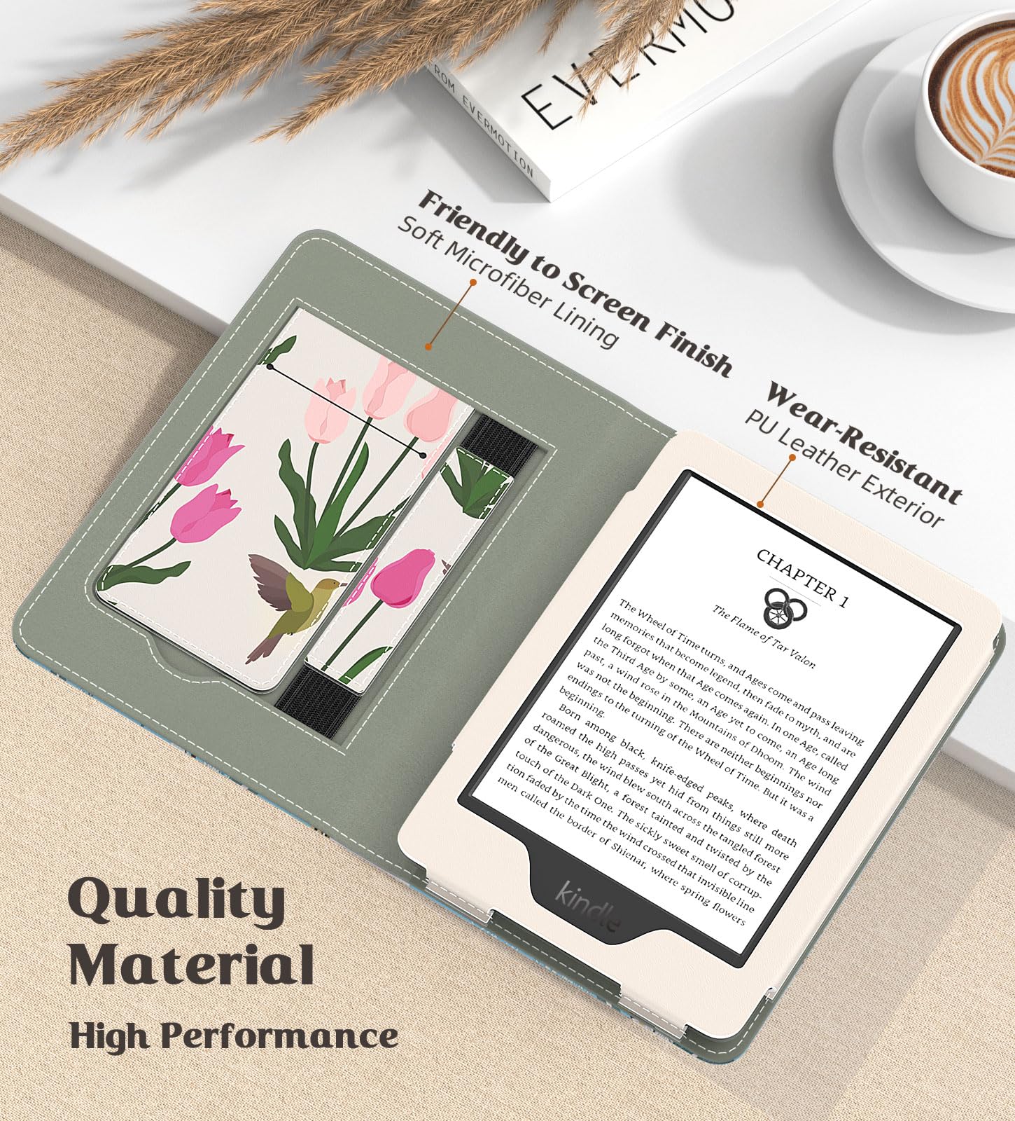 Foto 4 | Funda Moko Compatible Con 6 Kindle (2022  2019  2016) - Venta Internacional.