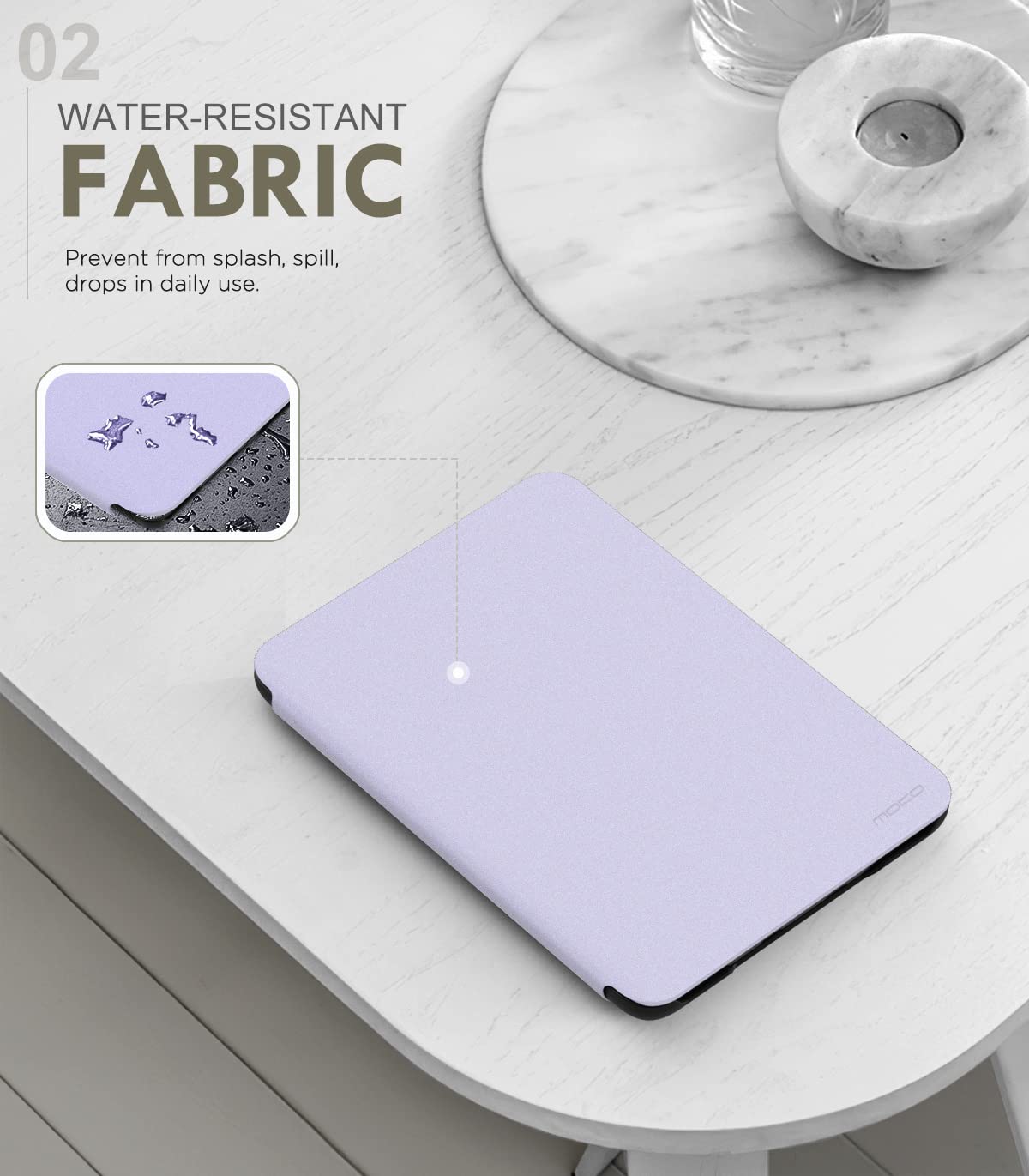Foto 3 | Funda Moko Para Kindle 11 2024/2022  6 Pulgadas  11.ª Generación  Taro  Color Morado - Venta Internacional.