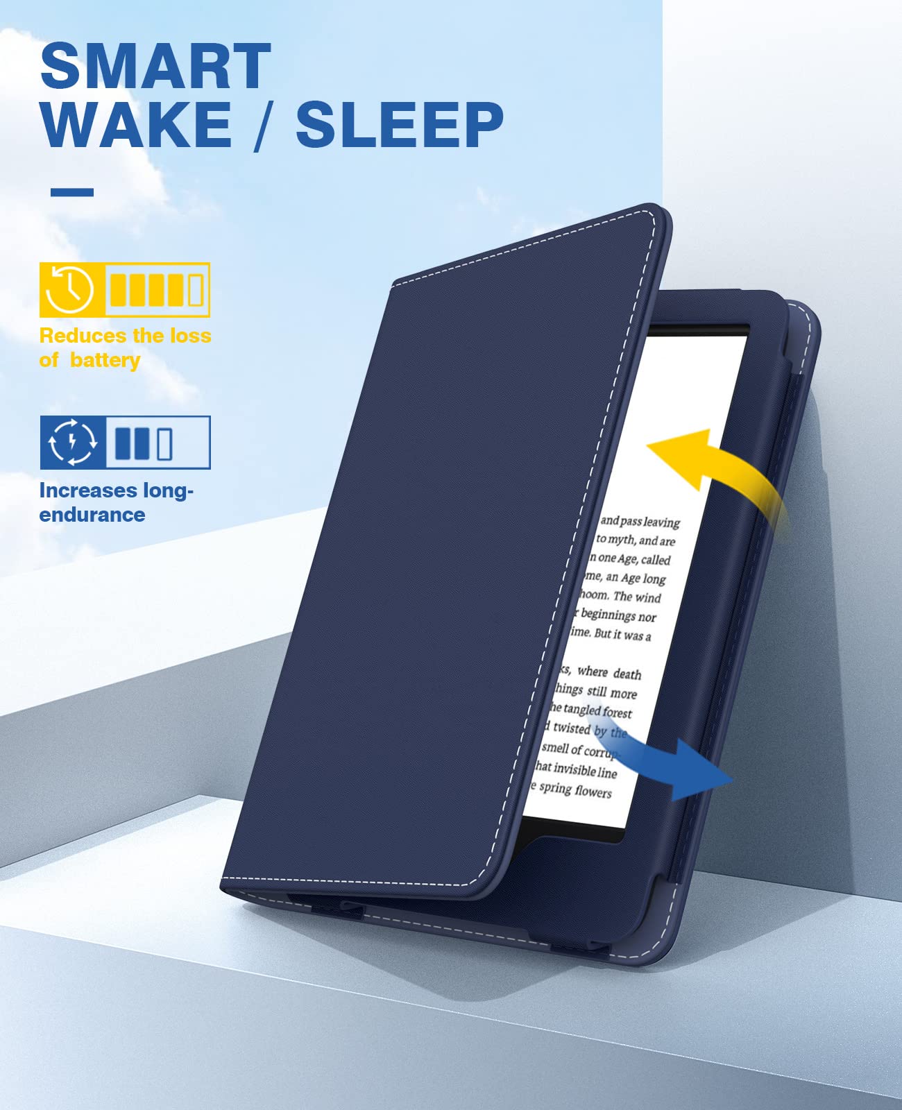Foto 5 pulgar | Funda Moko Para Kindle 6 (2022  2019  2016) Con Encendido/apagado Automáticos - Venta Internacional.