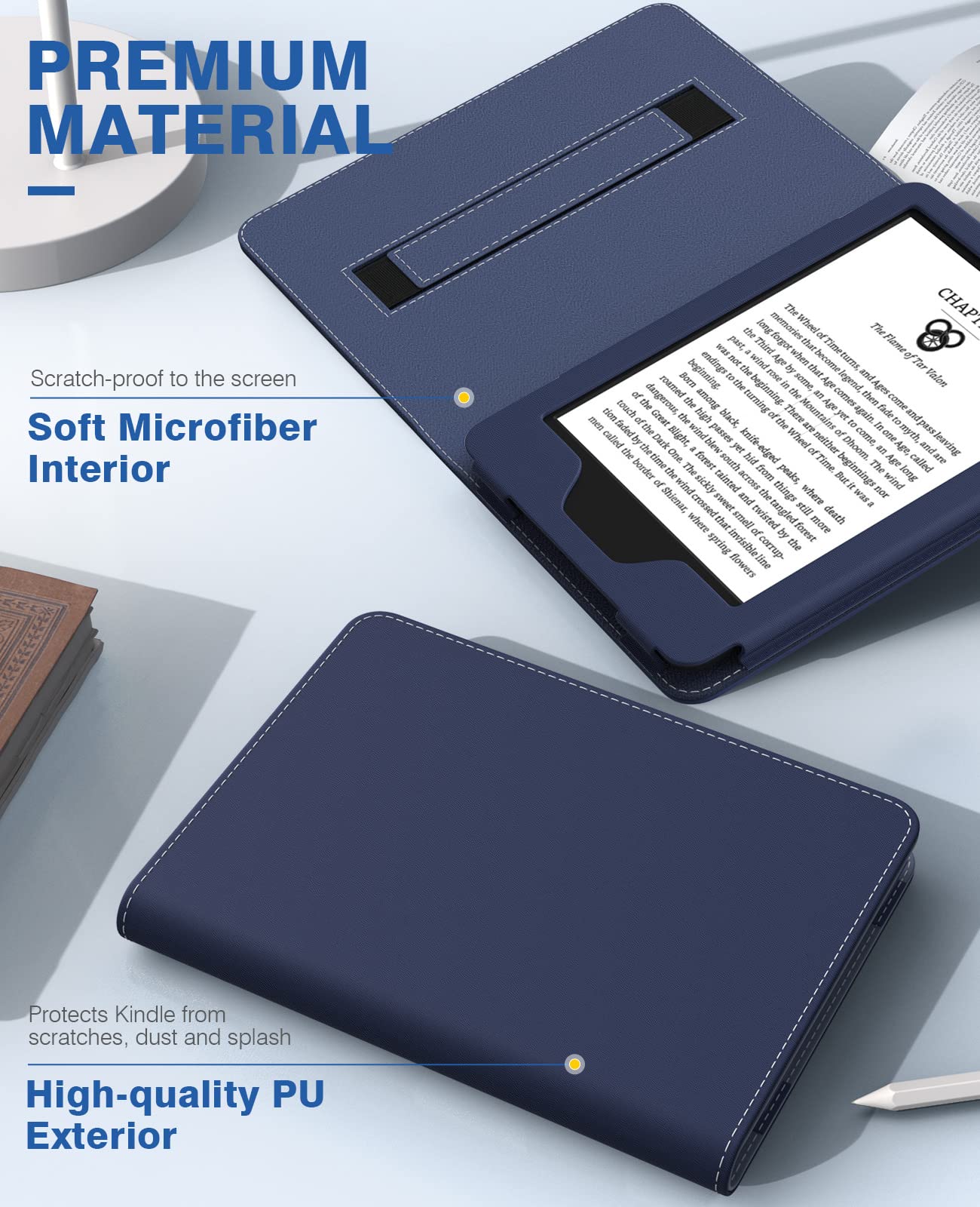 Foto 6 pulgar | Funda Moko Para Kindle 6 (2022  2019  2016) Con Encendido/apagado Automáticos - Venta Internacional.