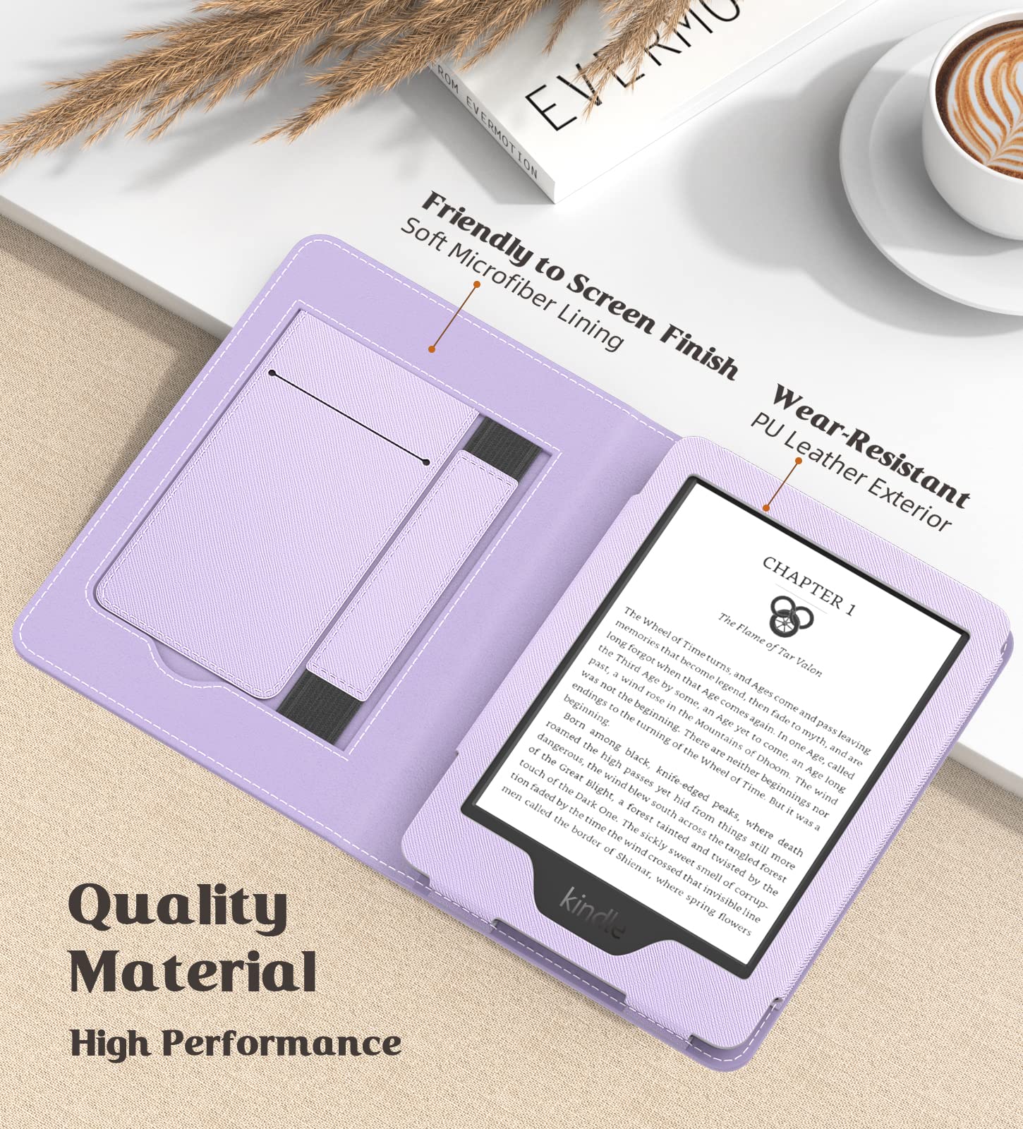 Foto 5 pulgar | Funda De Poliuretano Ultraligera Moko Para Kindle 6 2024 - Venta Internacional.