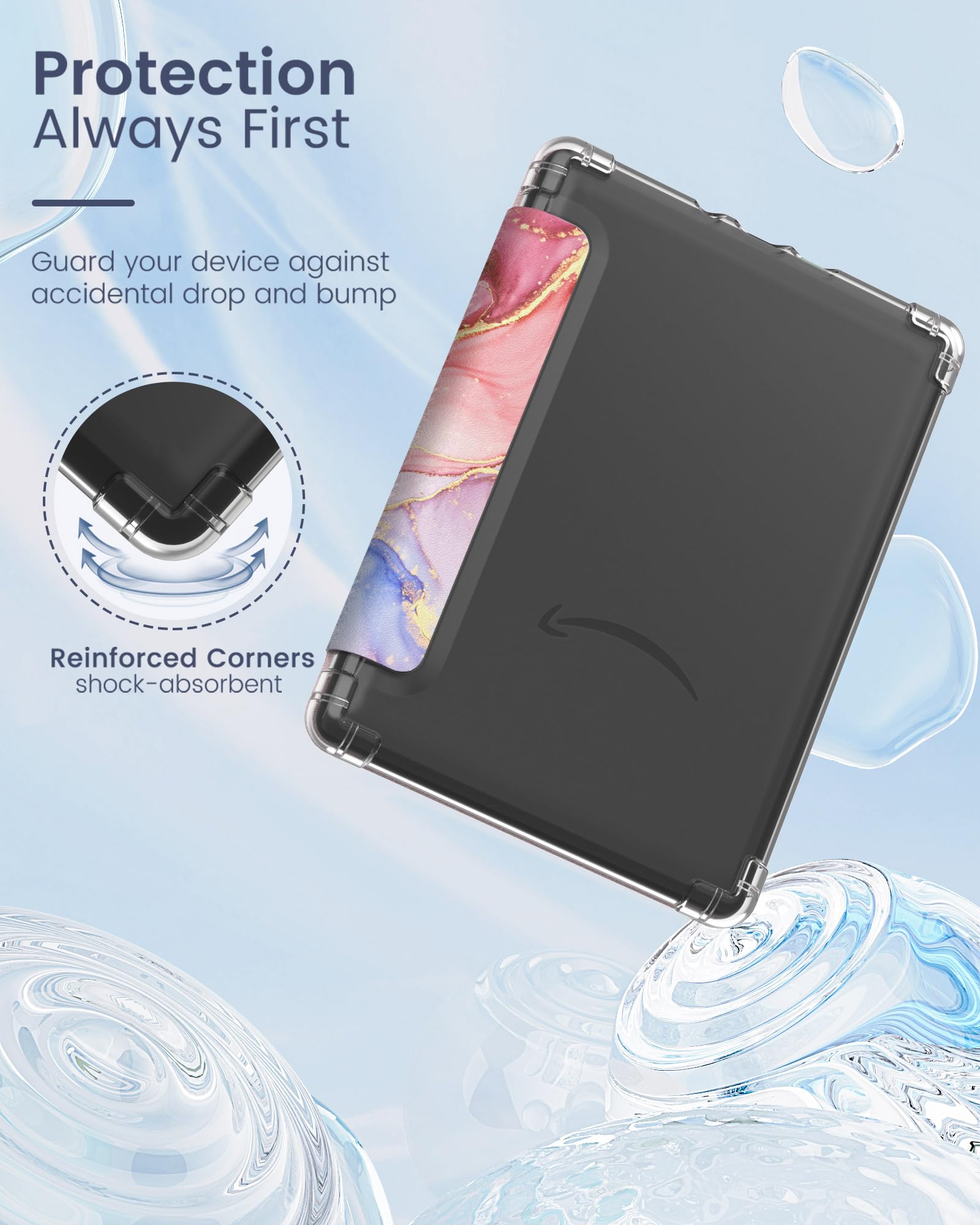 Foto 4 pulgar | Funda Moko Para Kindle 11.ª Generación 2024/2022 Totalmente Nuevo  Color Rosa Claro - Venta Internacional.