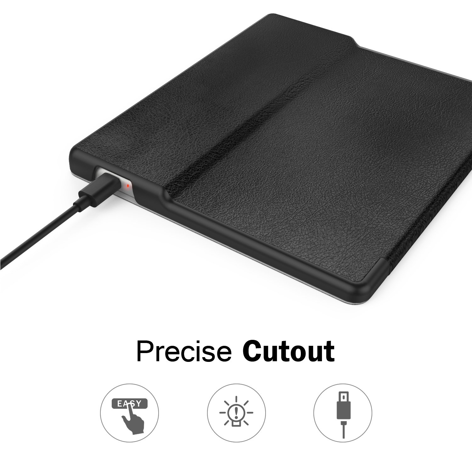 Foto 6 pulgar | Funda Moko Para Kindle Oasis 7'' (9.ª Y 10.ª Gen.) 2017/2019  Color Negro - Venta Internacional.