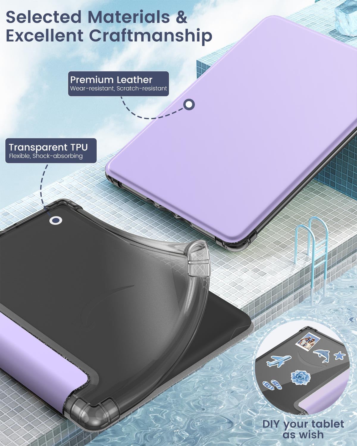 Foto 5 pulgar | Funda Moko Para Kindle 6 (11.ª Generación  2024/2022) Con Función De Encendido Y Apagado Automáticos - Venta Inte