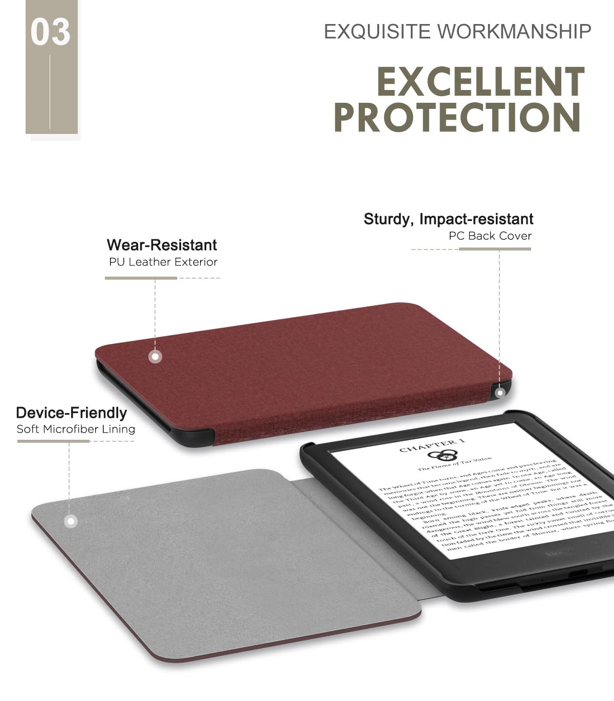 Foto 4 | Funda Moko Para El Nuevo Kindle 11.ª Generación 2024/2022 - Venta Internacional.