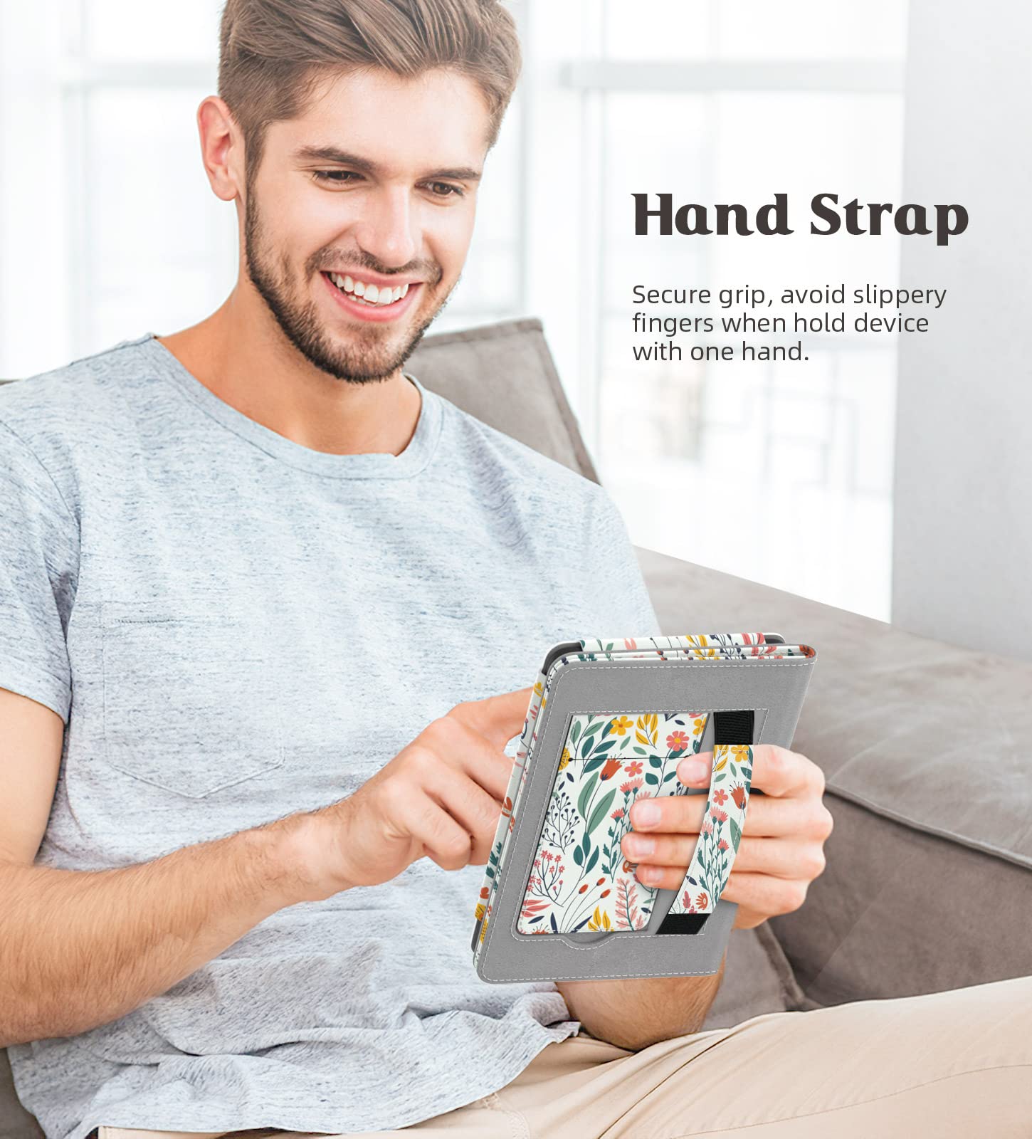 Foto 8 pulgar | Funda De Poliuretano Ultraligera Moko Para Kindle 6 2024 - Venta Internacional.